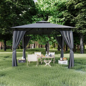 HOMALL Pavillon Garden Pavillon Wasserdicht Partyzelt, Patio Gazebo für 6-8 Personen