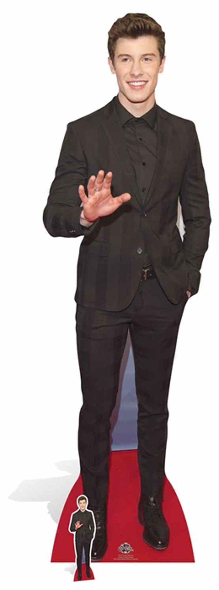 empireposter Dekofigur Shawn Mendes - 56x185 in - cm Suit Pappaufsteller Lebensgrösse