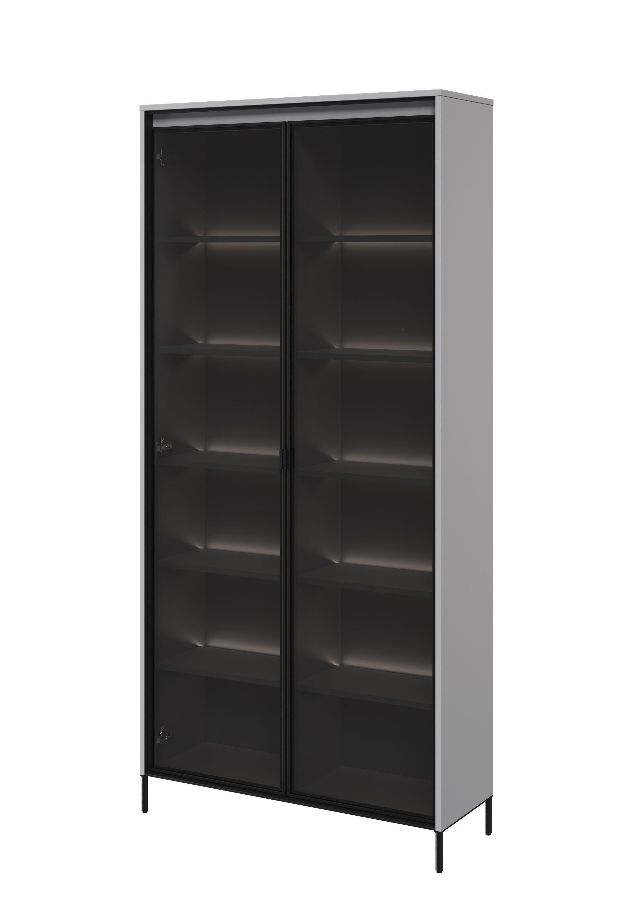 Compleo Vitrine Vitrinenschränke FLORE (mit 2Türen) günstig online kaufen
