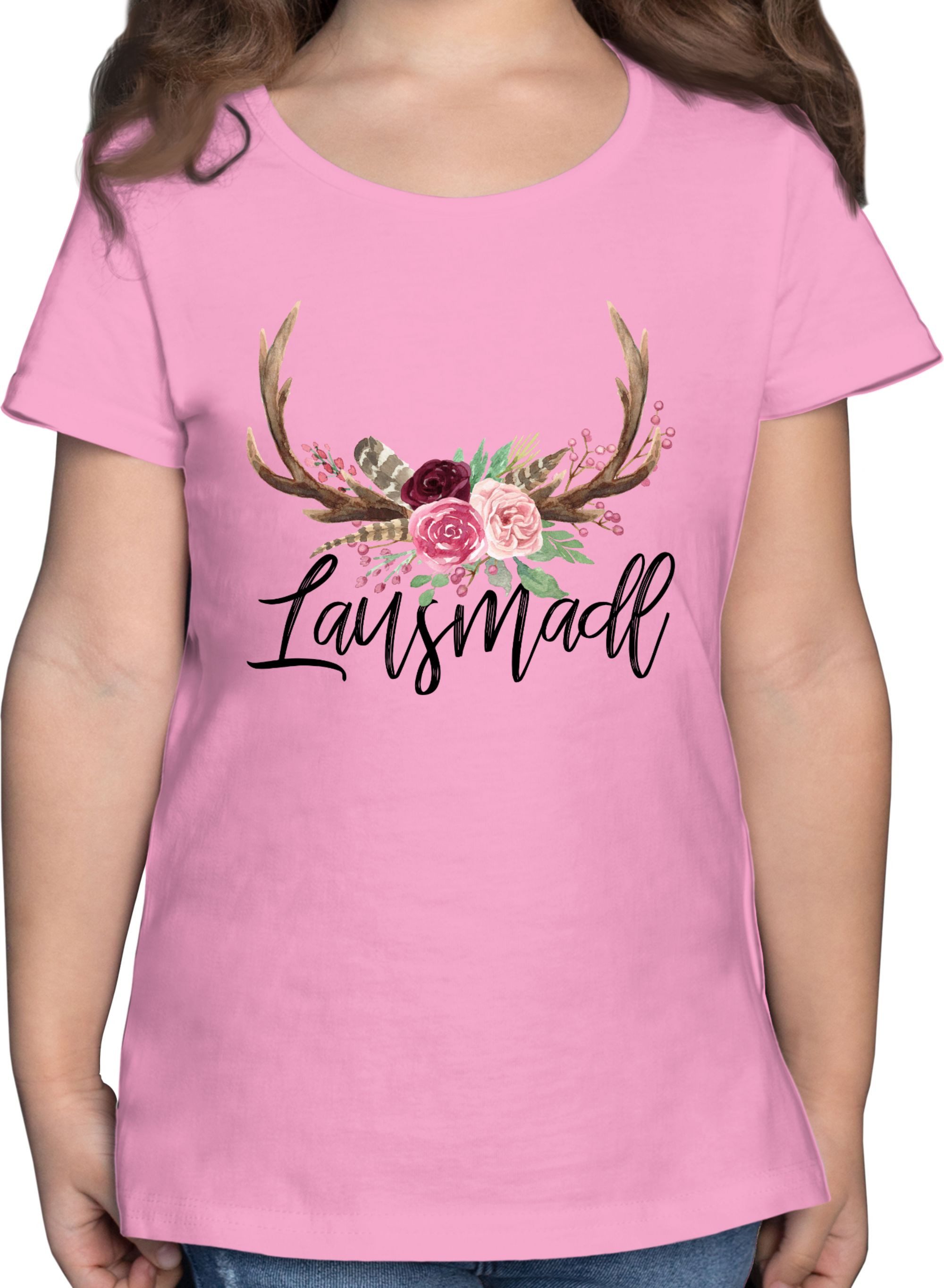 T-Shirt Lausmadl Hirschgeweih I