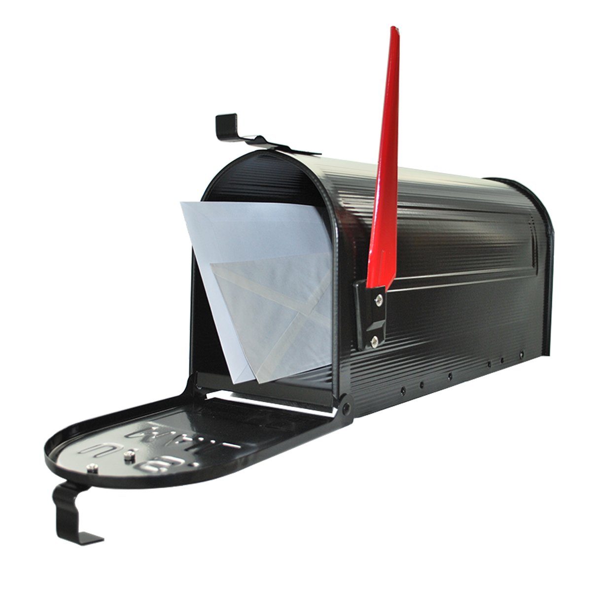 HELO24 Amerikanischer Briefkasten Schwarz W1 günstig online kaufen