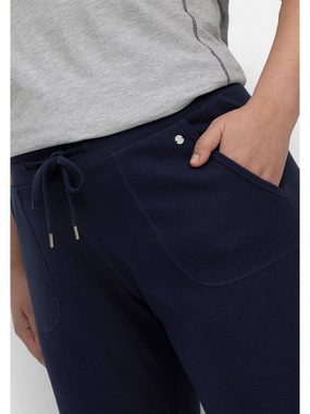 Sheego Relaxhose Große Größen in gerader Form, aus Interlock