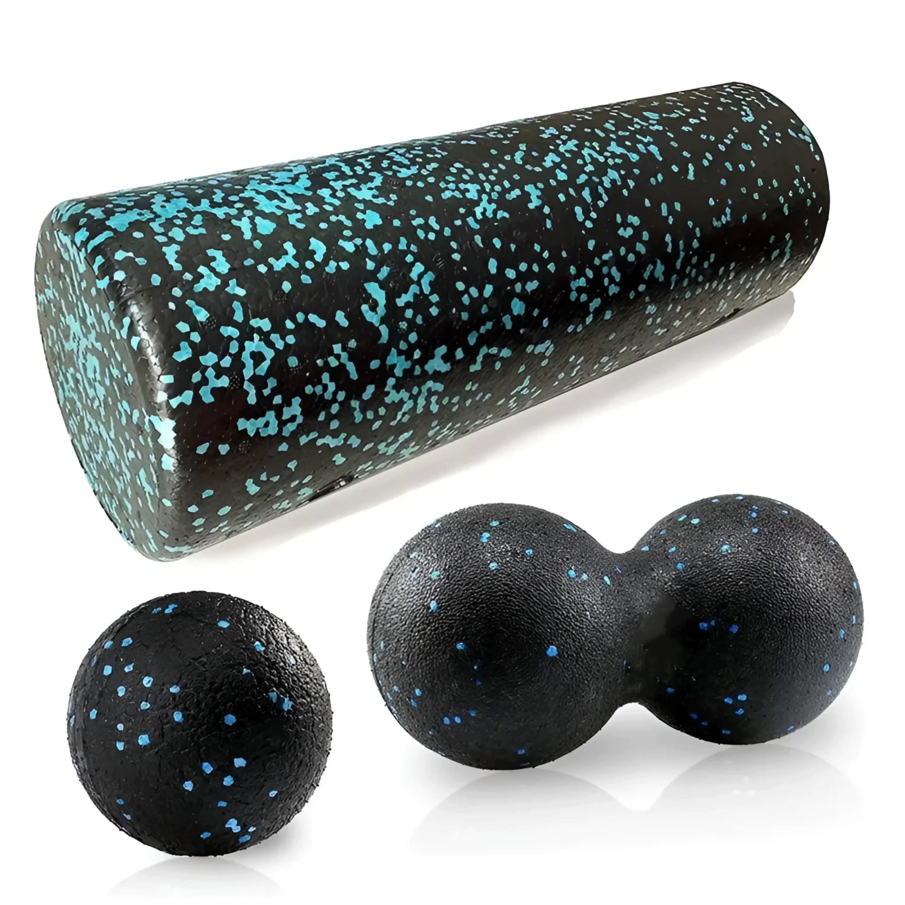 Sport-Knight® Faszienrolle Пенные валики-Set, ganzkörper Selbstmassage, Пенные валики-Set, Enthält Faszienrolle, Faszienball und Doppelball