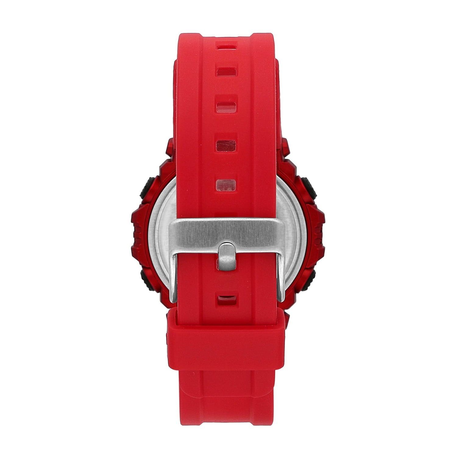 Sector rot eckig, Digital, Digitaluhr Armbanduhr extra (ca. Herren Armbanduhr Herren Sector 40,4x45,1mm), PURarmband groß