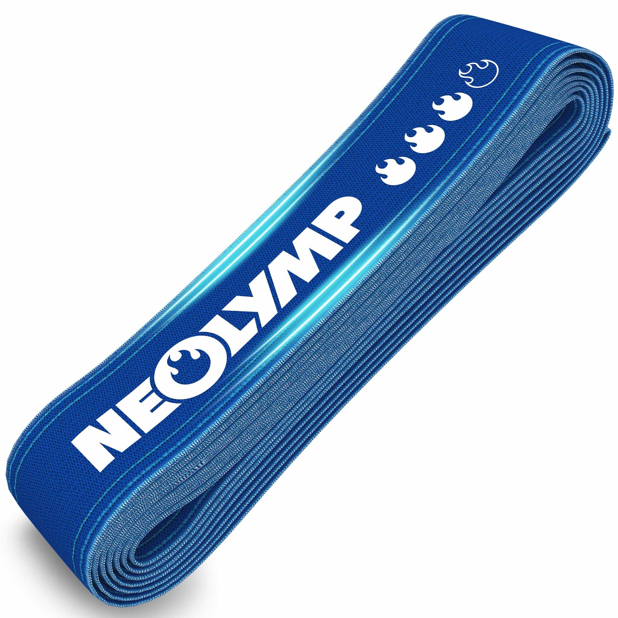 NEOLYMP Trainingsbänder Gymnastikband Stoff für vielseitiges Training - waschbar, Resistance Bands mit Verstellschnalle - Umweltfreundlich, Waschbar