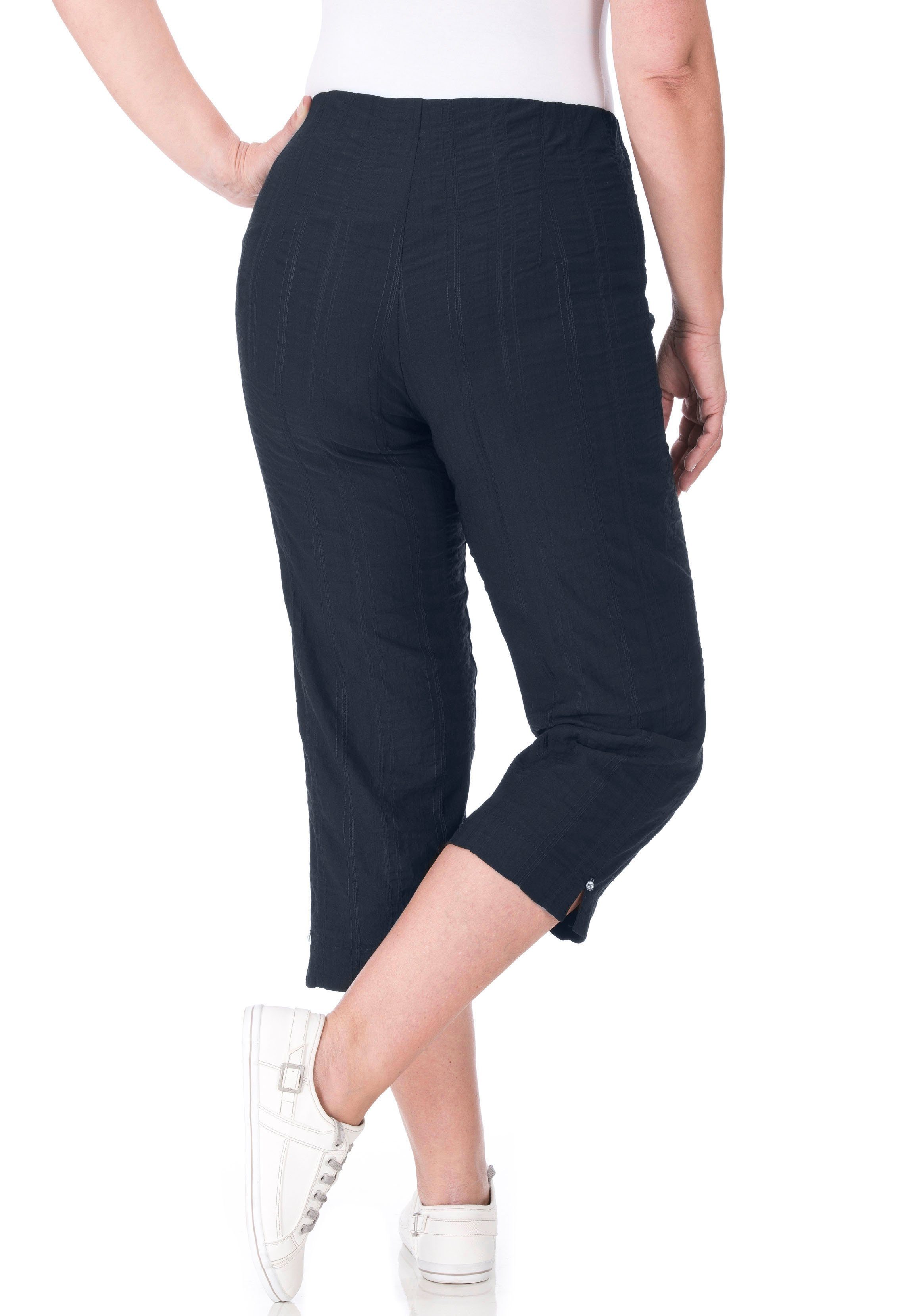 Wash KjBRAND & Go Capri marine bügelfrei Caprihose Susie