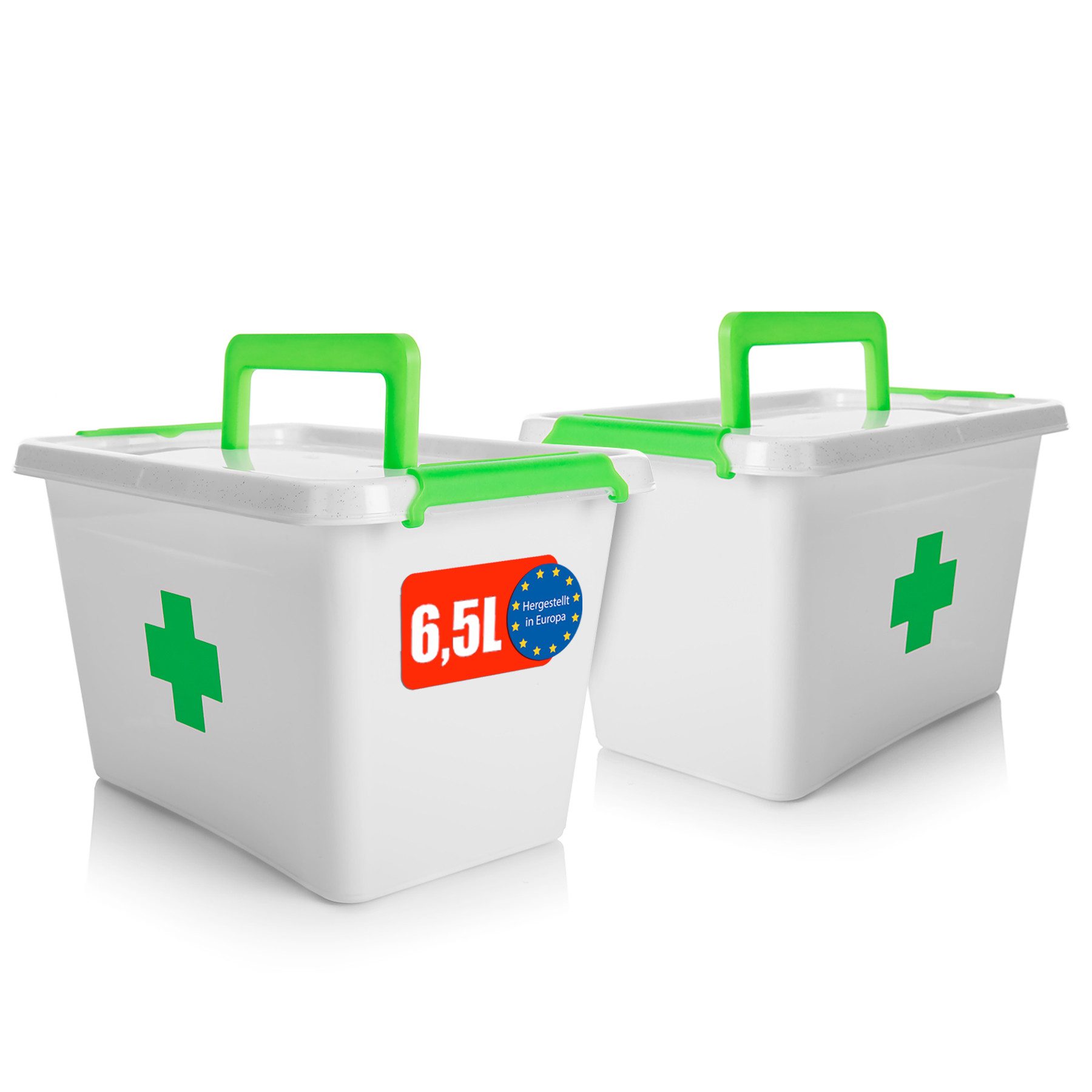 BigDean Aufbewahrungsbox 2 Stück Medizinbox 6,5 günstig online kaufen