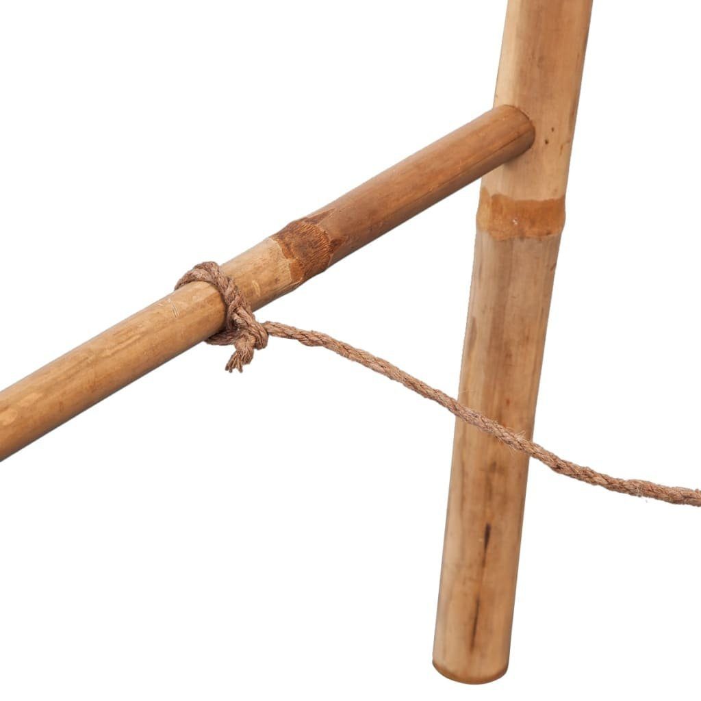 Handtuchleiter DOTMALL 5 Handtuchstange Doppel, Anlehnleiter Mit Sprossen–Bambus