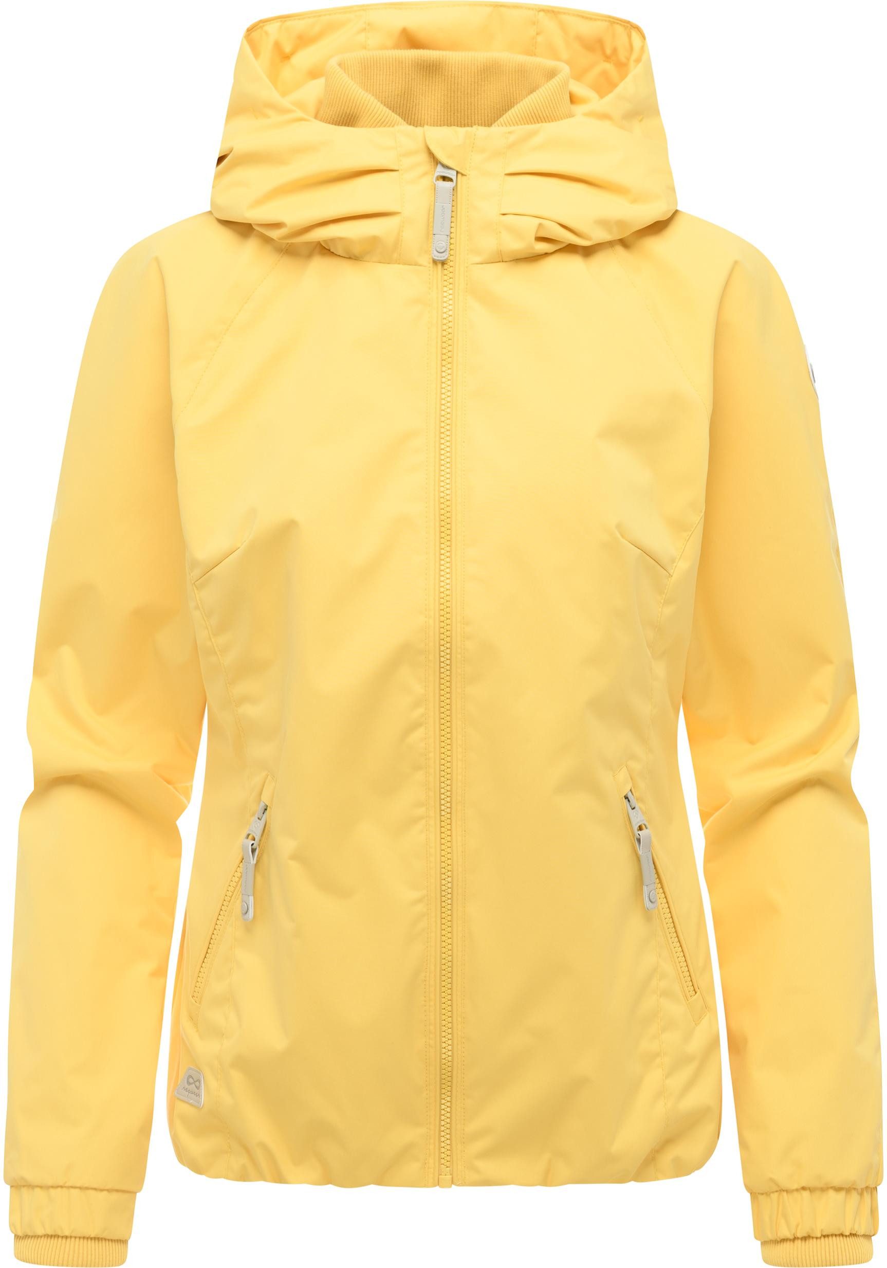 Ragwear Outdoorjacke Dizzie Wasserdichte Übergangsjacke mit großer Kapuze
