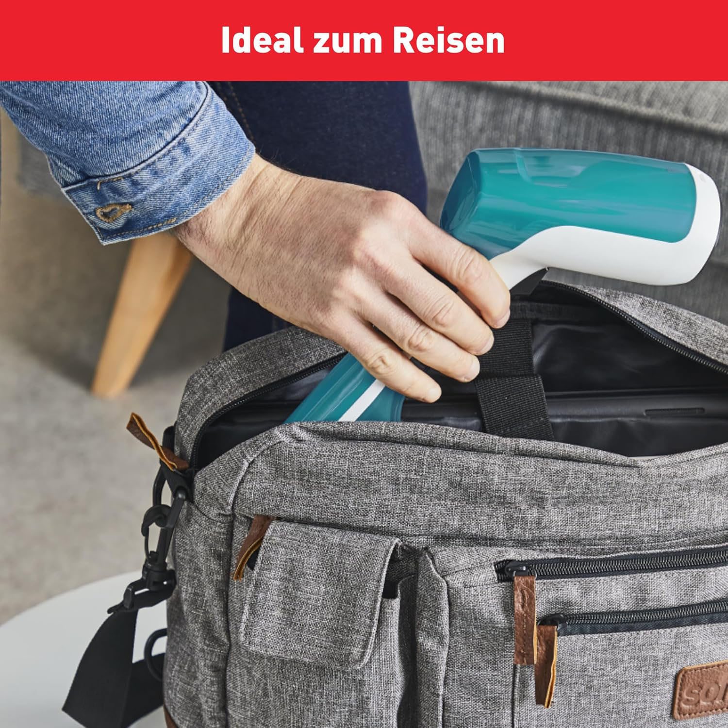 Tefal Dampfbürste DT6131 Access Steam First, Dampfglätter, 1300 W, 15 Sek Aufheizzeit, kontinuierliche Dampfabgabe 20 g/Min., 70 ml Tank