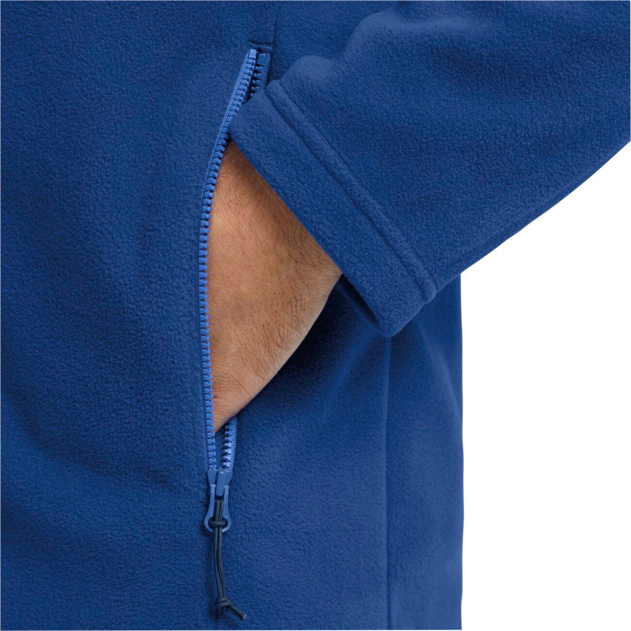 Jack Wolfskin Fleecejacke Taunus 100 Full Zip (leicht, atmungsaktiv) orchidblau Herren – Bild 5 von 5