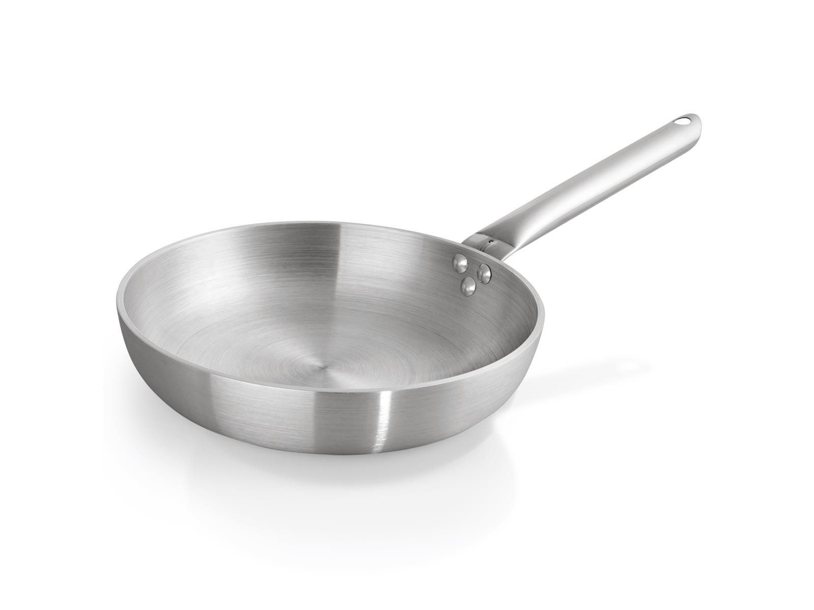 Gastro Spirit Bratpfanne Pfanne 24 cm aus Aluminium mit Edelstahlgriff