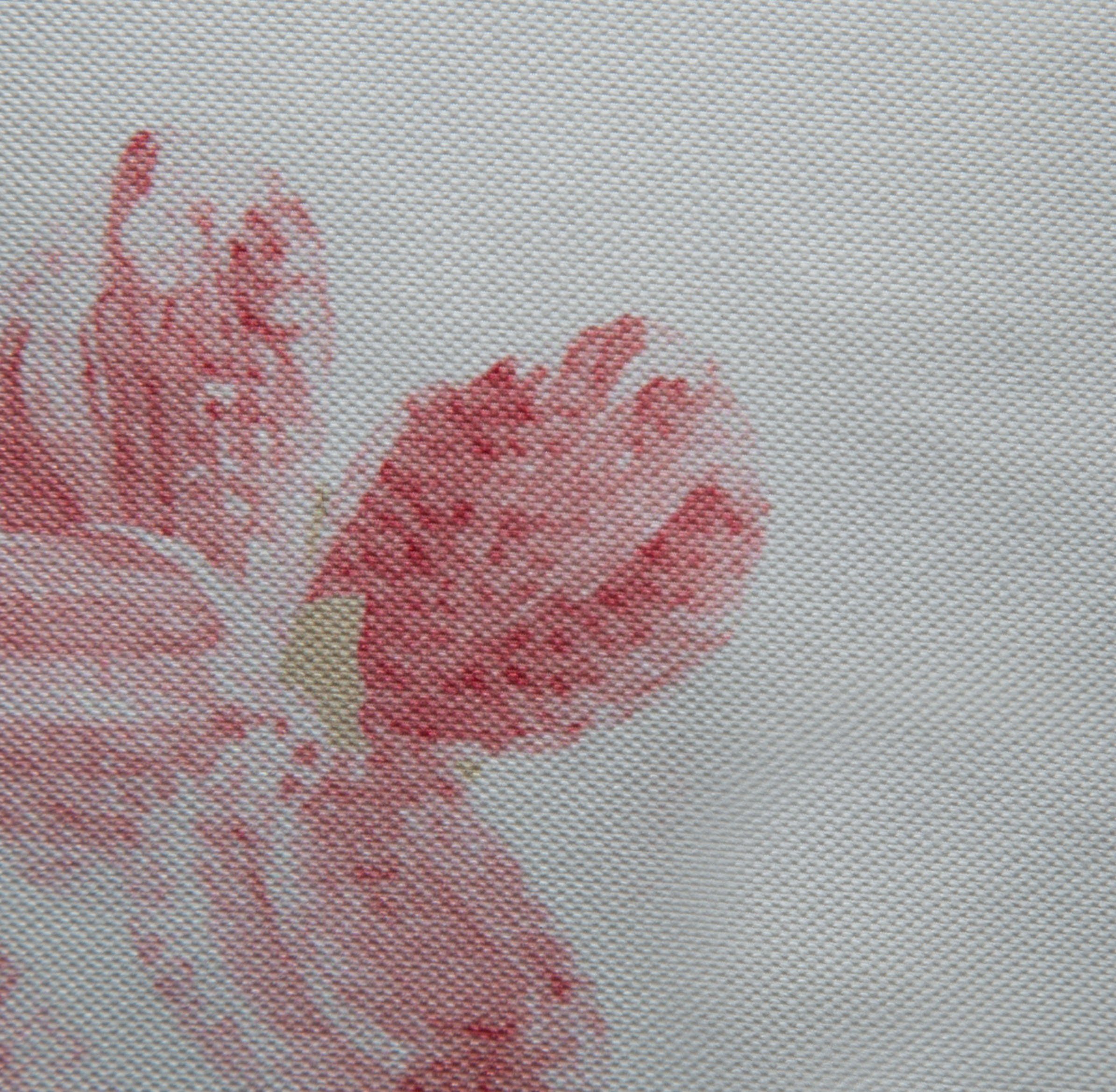 HOMING Kirschblüte, Stück Kissenhülle 1 ohne floral, weiß Füllung, Blumen, Dekokissen
