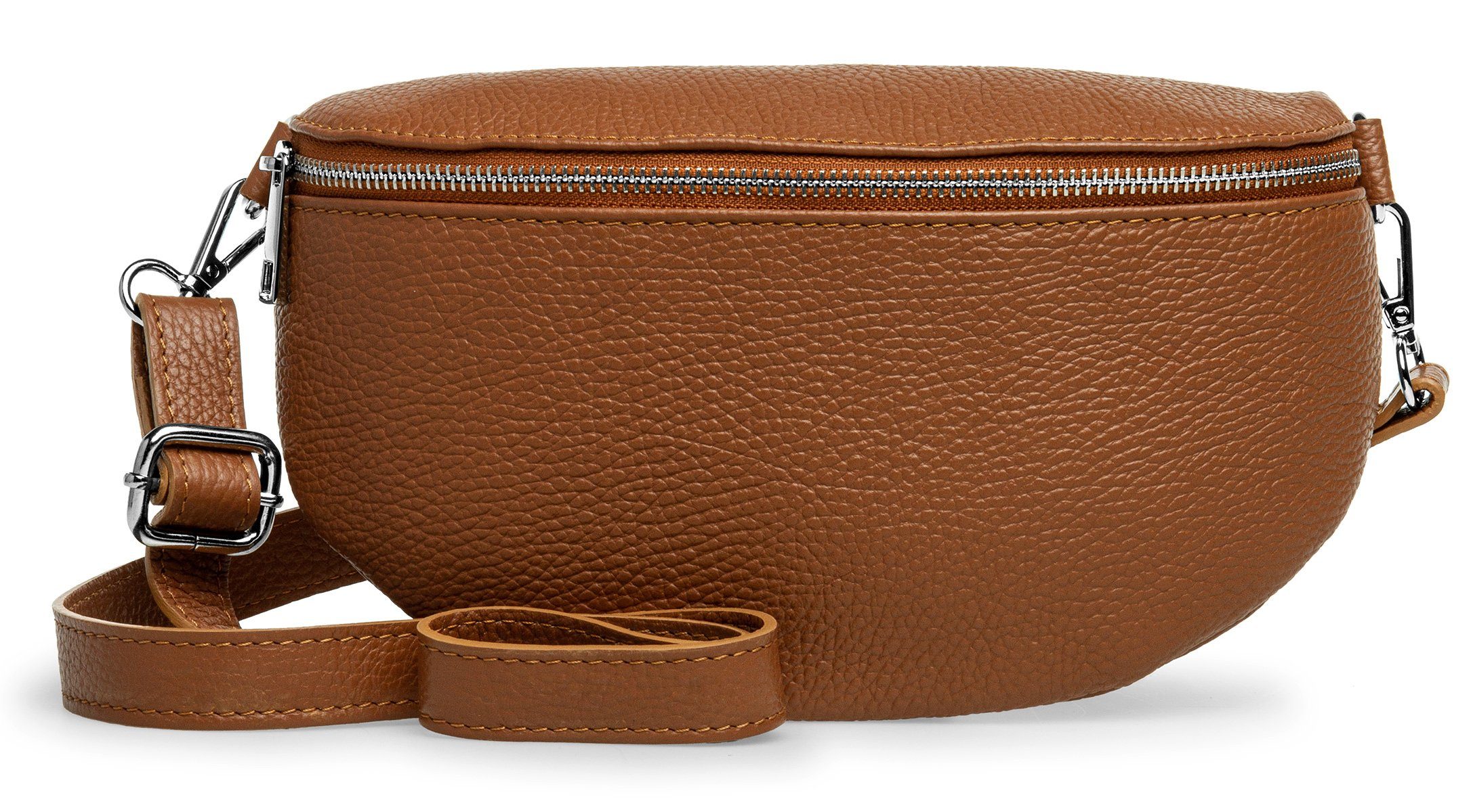 Caspar Gürteltasche Mittelgroße Leder Cross Body günstig online kaufen