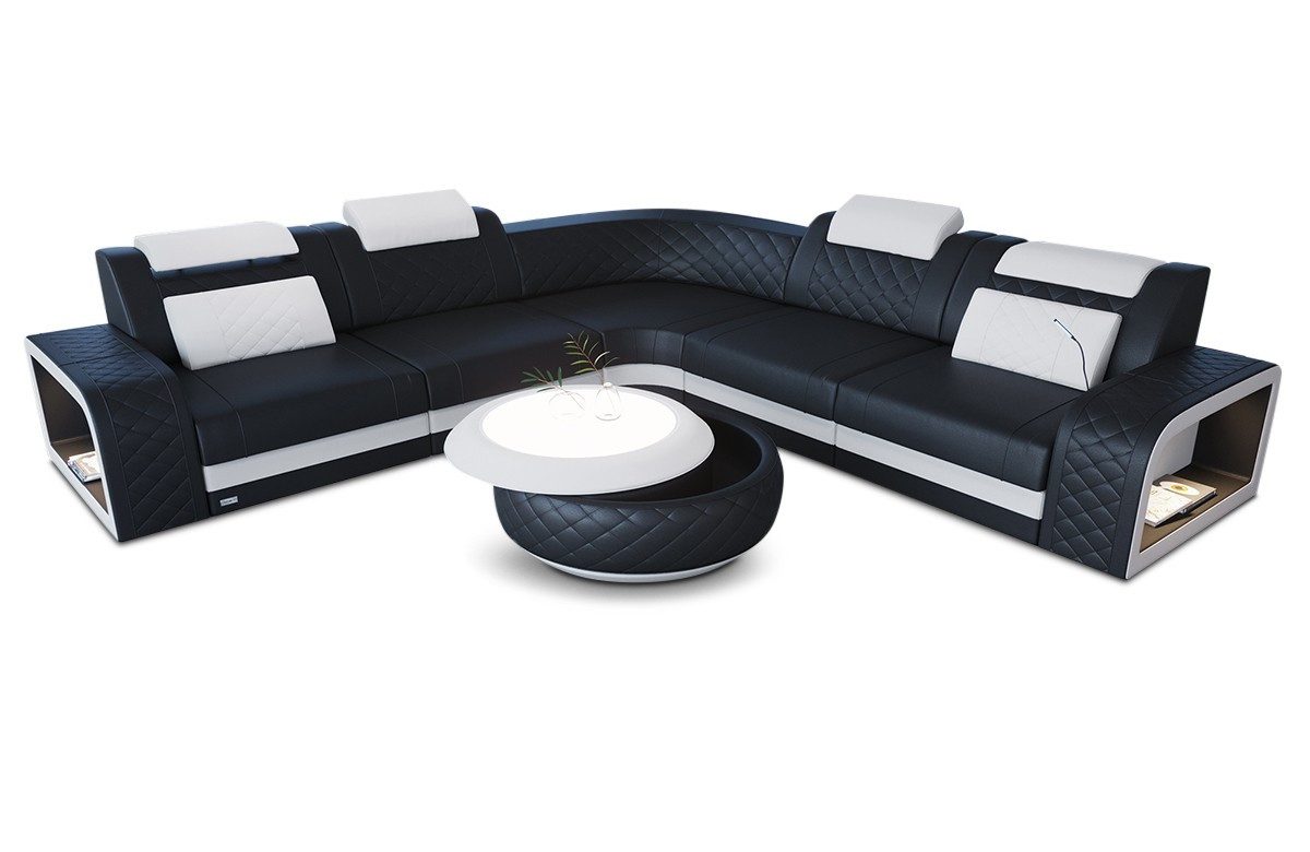 Sofa Dreams Ecksofa Leder Couch Sofa günstig online kaufen