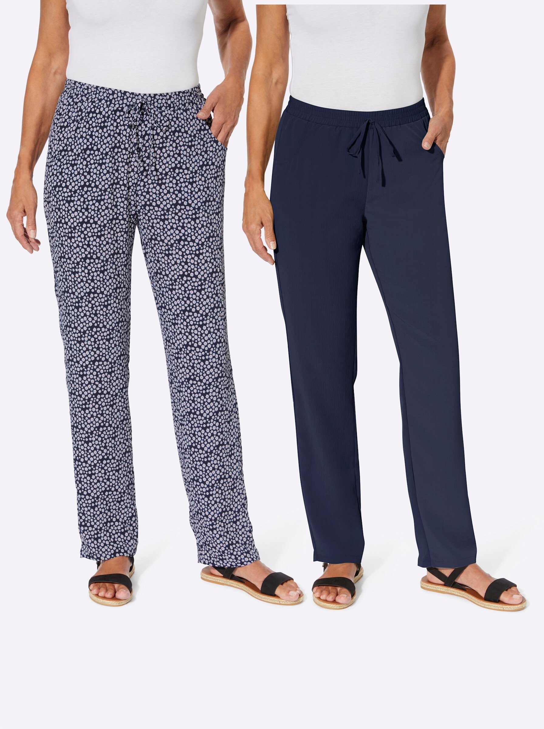 Sieh an! Jerseyhose Schlupfhose (2-tlg) Innenbeinlänge günstig online kaufen