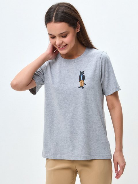 CAT by maniita lacitta Kurzarmshirt Gedrucktes T-Shirt REGATTA CAT (1-tlg) günstig online kaufen
