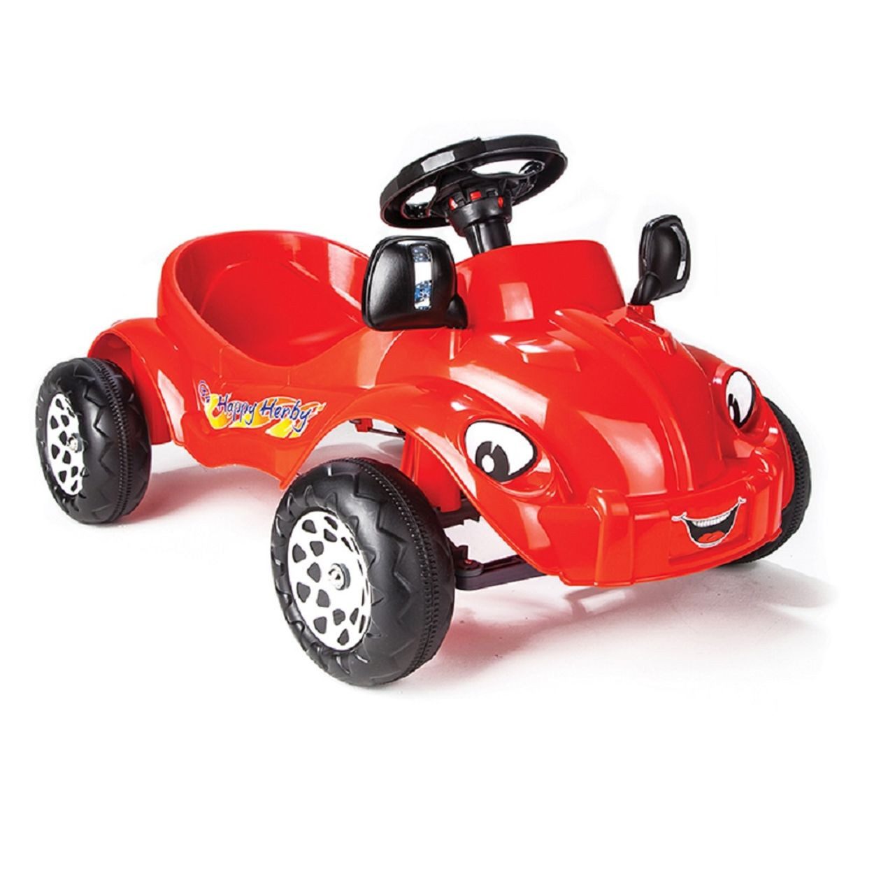 Pilsan Go-Kart Herby 07303, Hupe, Kunststoffschutz, 35 kg belastbar, leichtes Gewicht, Ausdauer