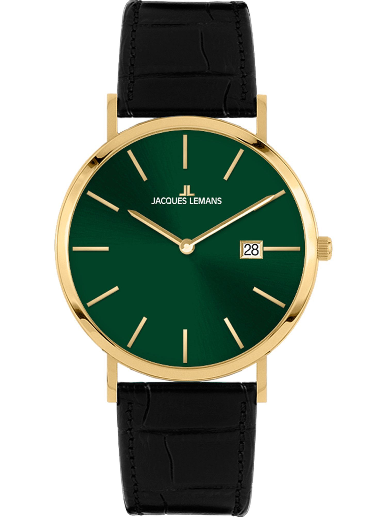 Jacques Lemans Quarzuhr Jacques Lemans Unisex-Uhren Analog Quarz, Klassikuhr
