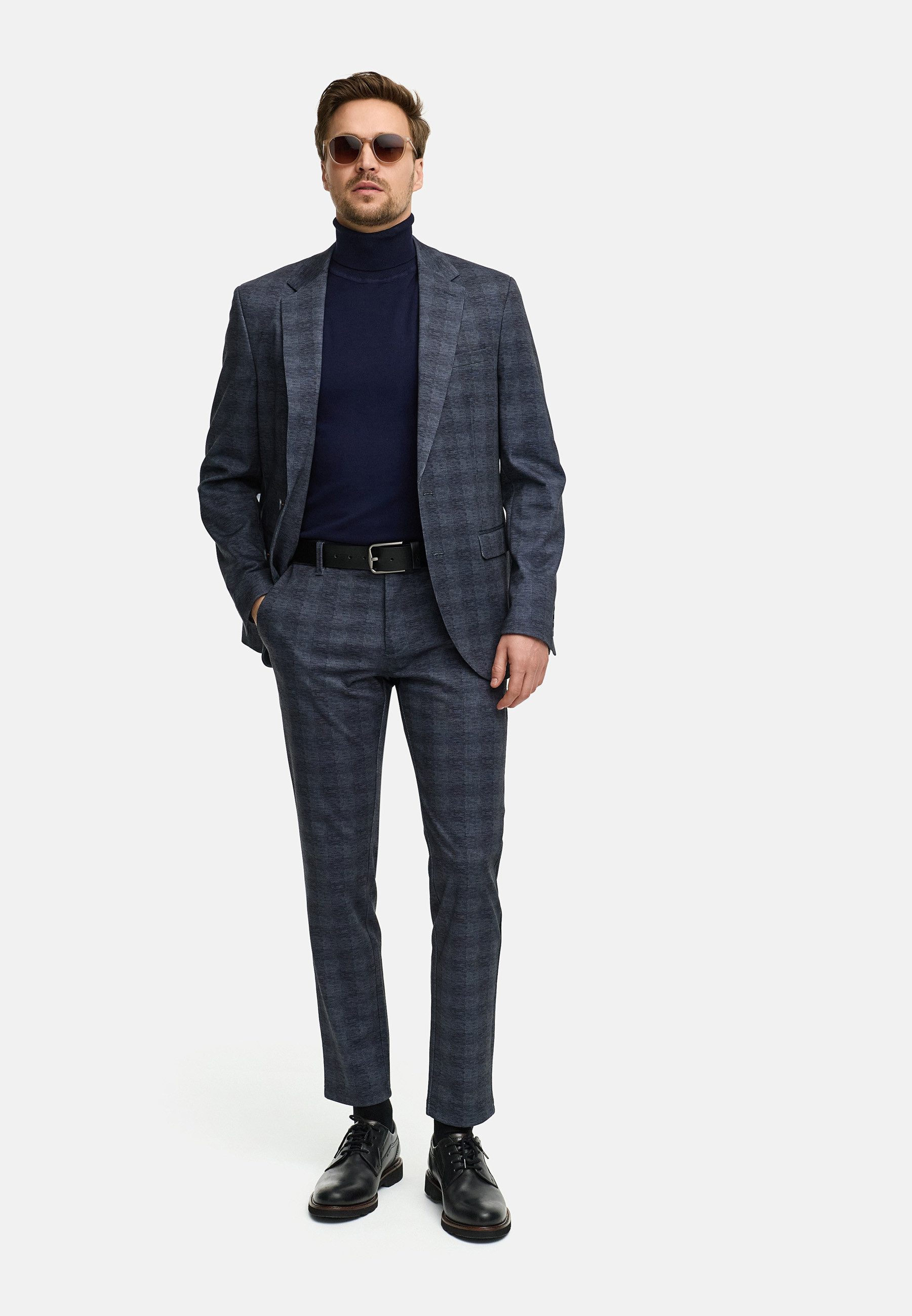 Jeff Anzug Herren JFLeo SET 2-Teiler Herrenanzug (2-tlg) 2-teiliges Set