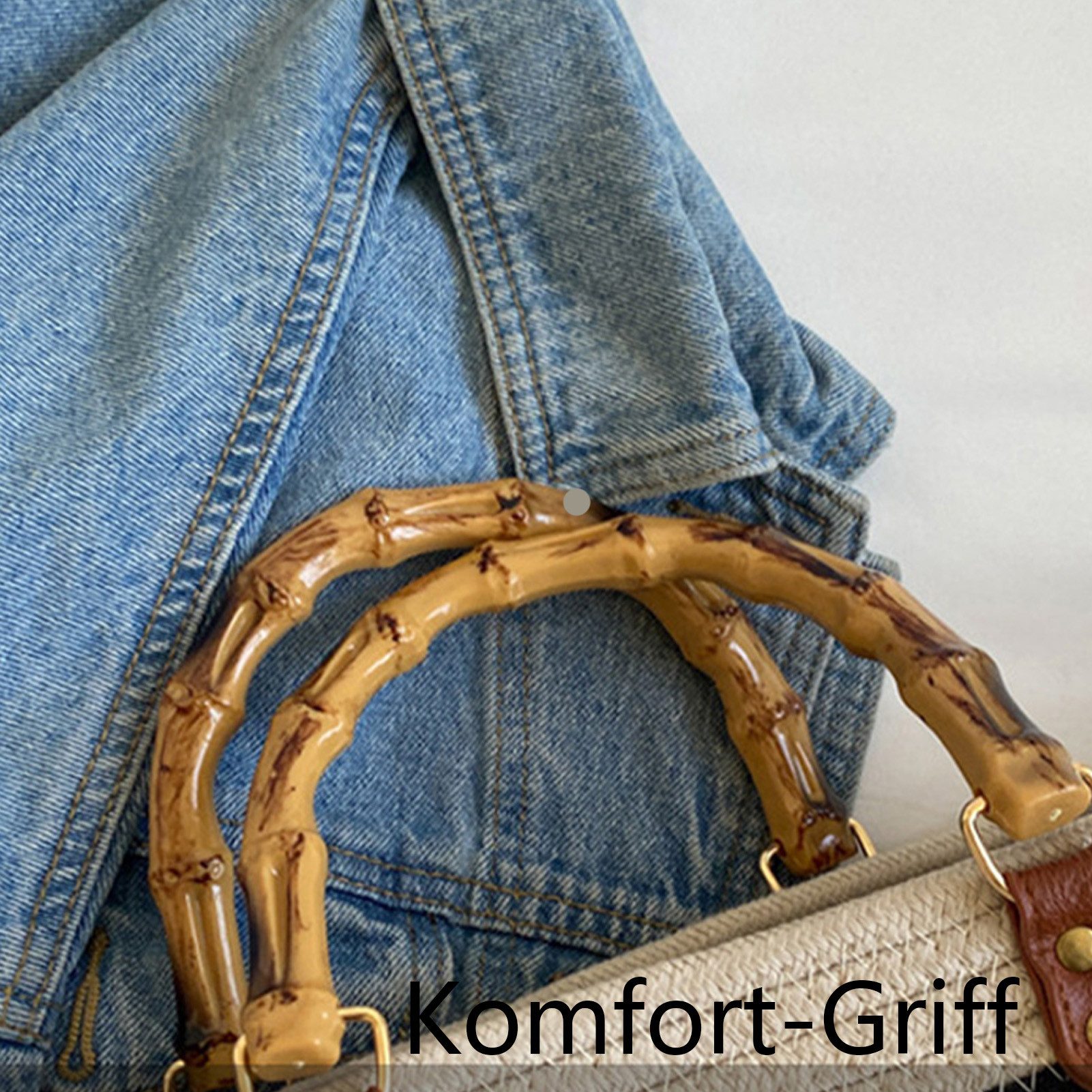 Jumpeak Handtasche Handtasche Damen,Everyday Tasche,Shopper Handtasche Damen,Geflochten, Boho Tasche Damen,Geschenke für Frauen in schlichter Optik