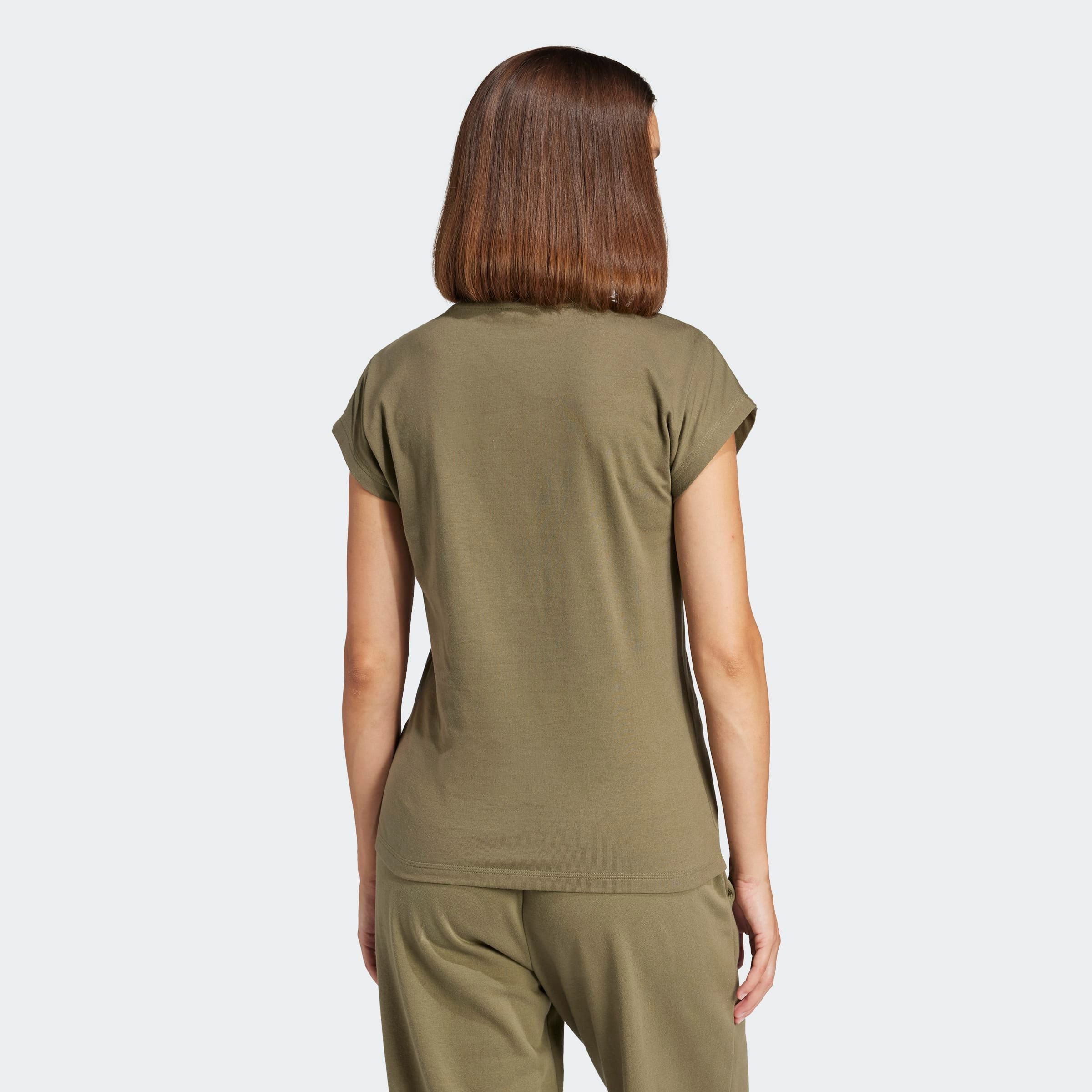 adidas Sportswear T-Shirt ESSENTIALS LINEAR COTTON sportlicher Stil, Kurzarm, ohne Verschluss, aus Baumwolle – Bild 3 von 5