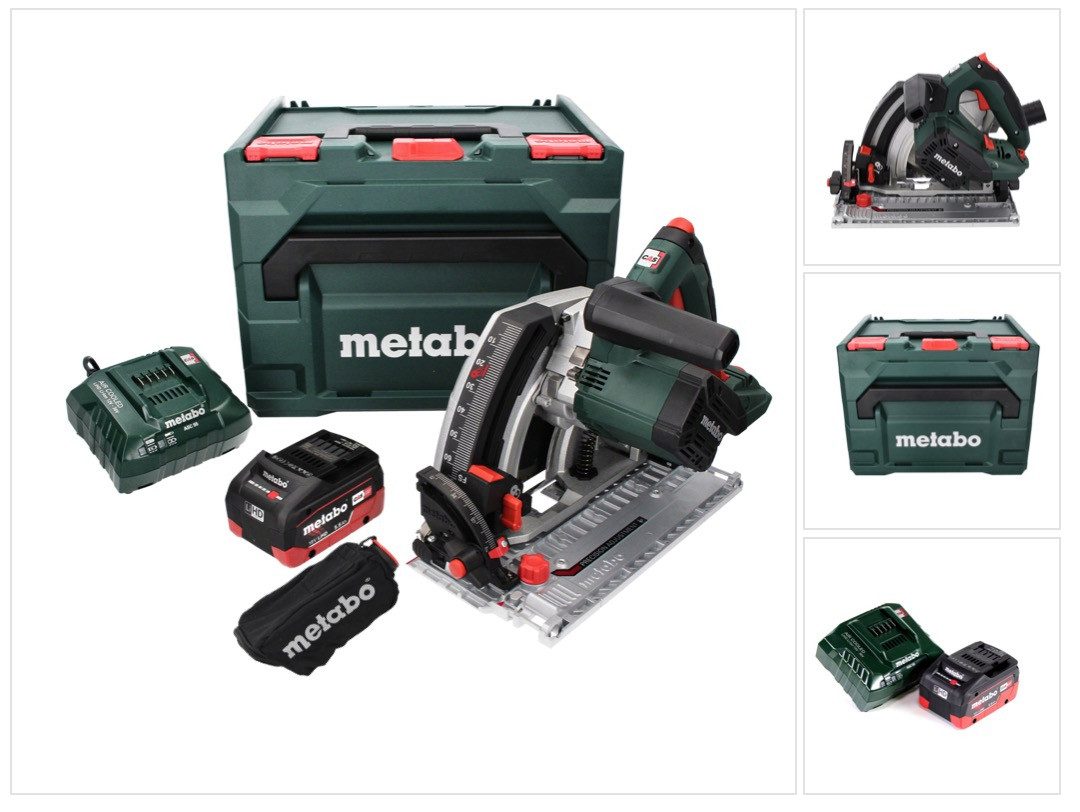 metabo Akku-Tauchsäge KT 18 LTX 66 BL Akku Tauchkreissäge 18 V 165 mm + 1x Akku 5,5 Ah