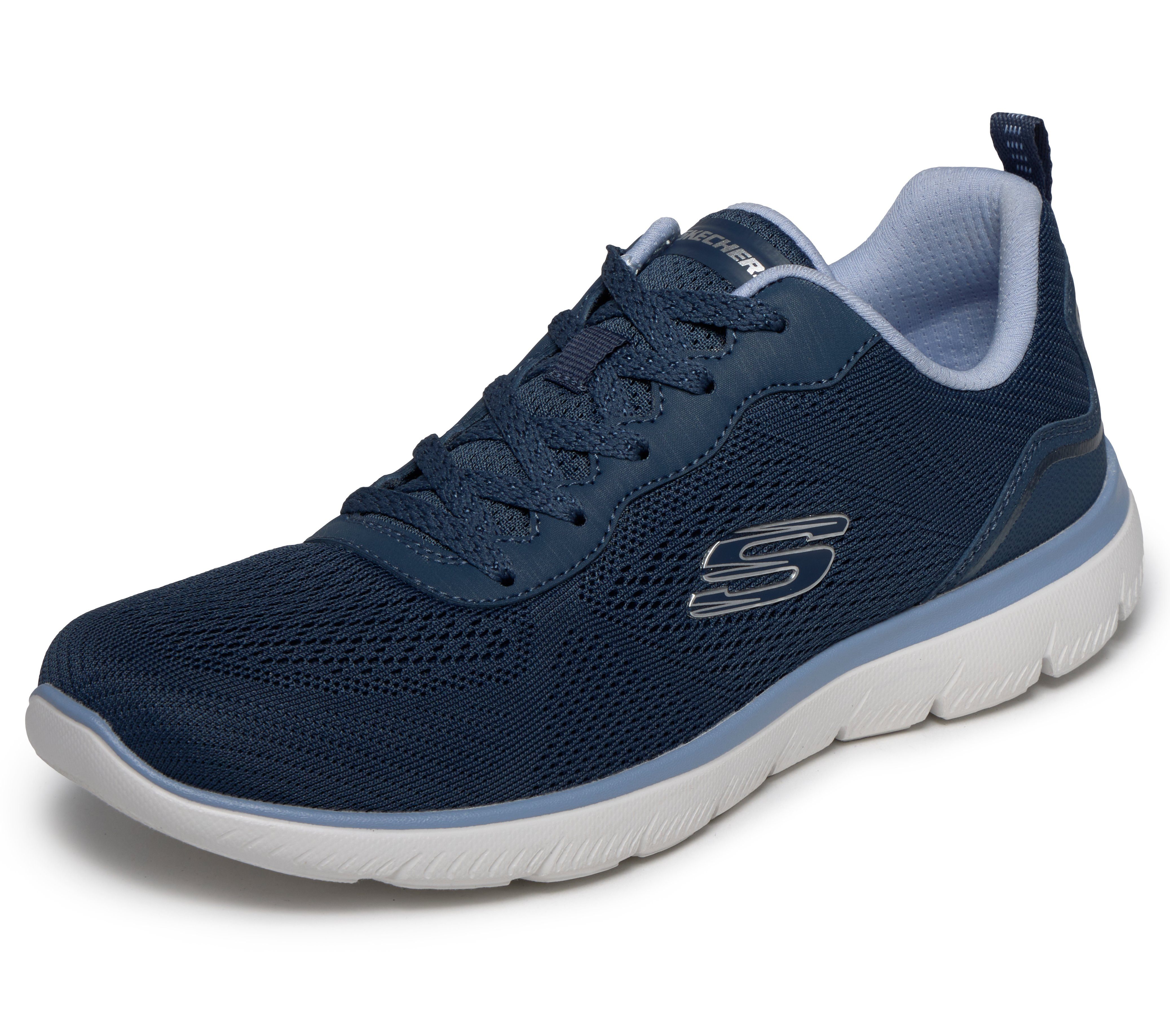 Skechers SUMMITS Sneaker Schnürschuh, Freizeitschuh, Halbschuh mit Memory Foam
