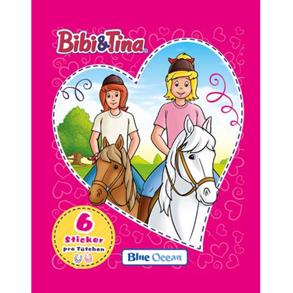 Bibi Blocksberg Sammelkarte Bibi & Tina - 2023 - Sammelsticker - 1 Display (36 Tüten)