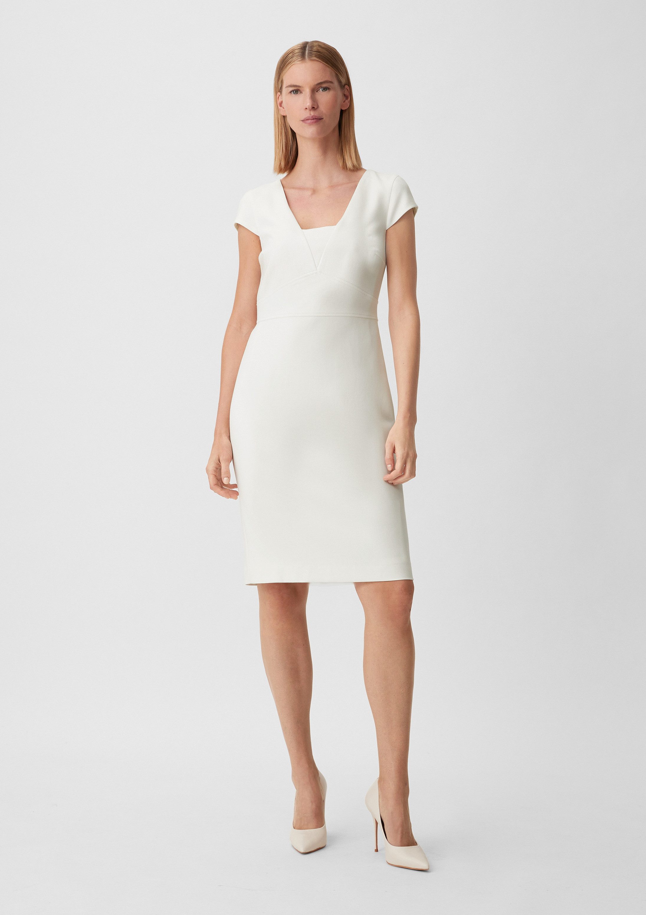 comma Minikleid Kleid Kleid aus Viskosemix