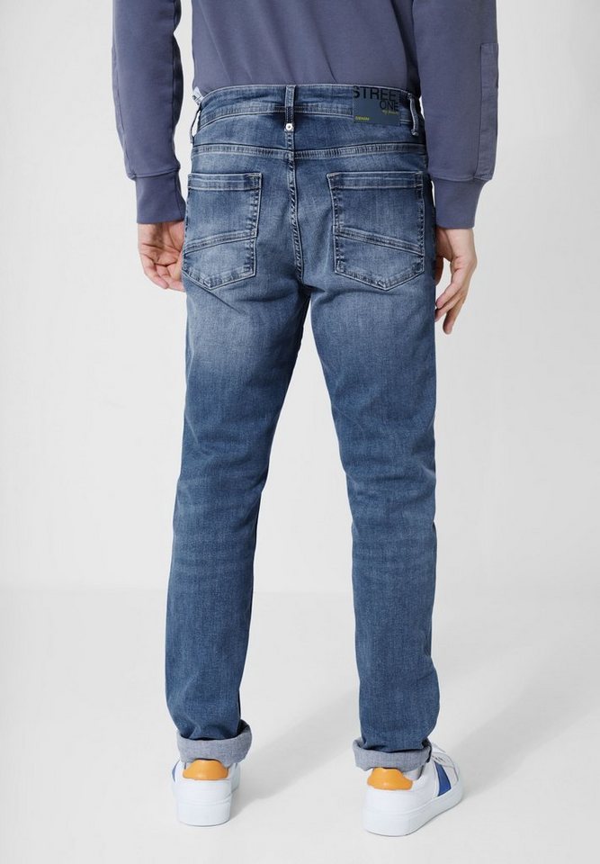 STREET ONE MEN Slim-fit-Jeans 5-Pocket-Style, Slim Legs