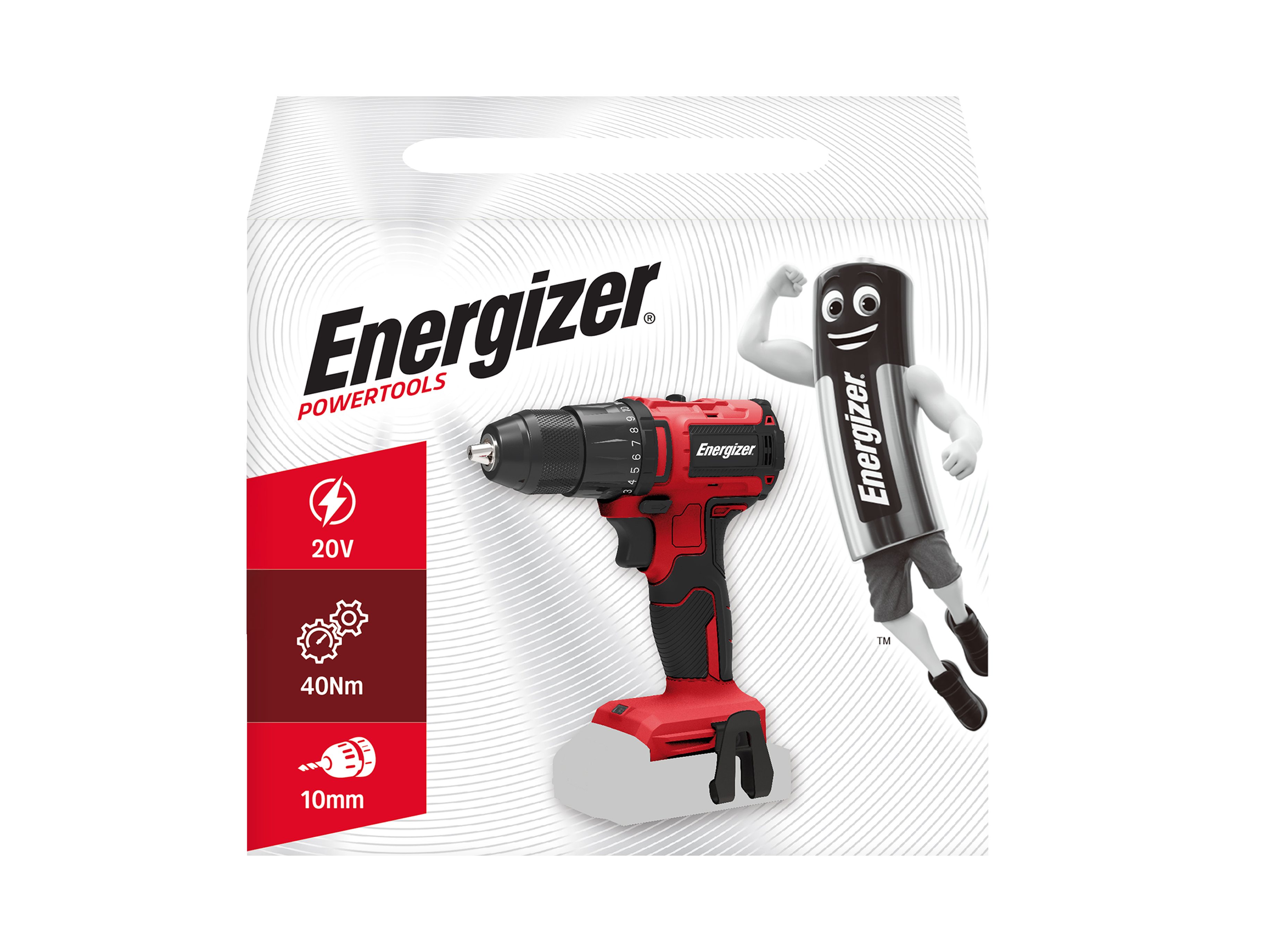 Energizer Akku-Bohrmaschine Brushless Bohrschrauber
