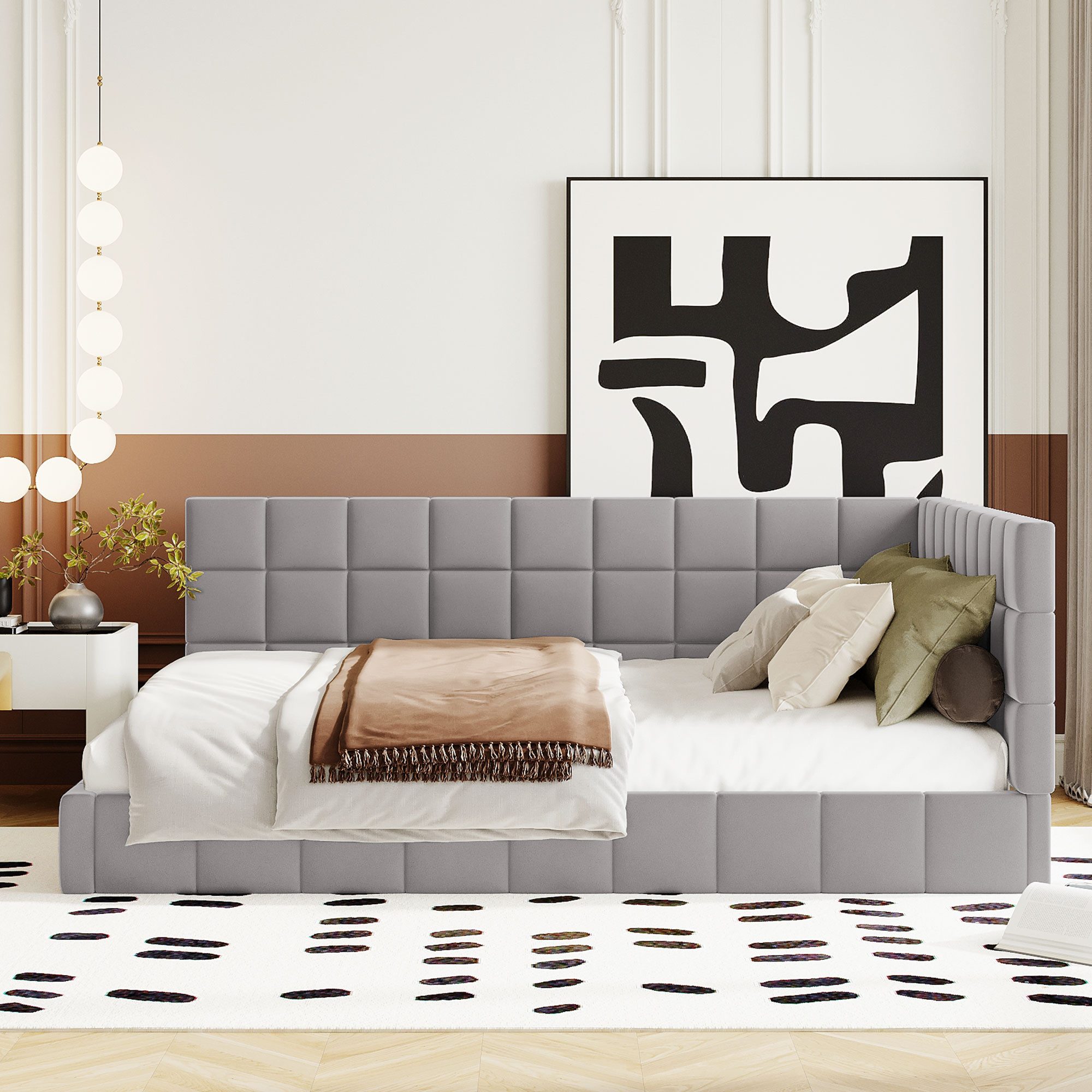 REDOM Polsterbett Schlafsofa Multifunktionsbett, Funktionsbett Stauraumbett günstig online kaufen