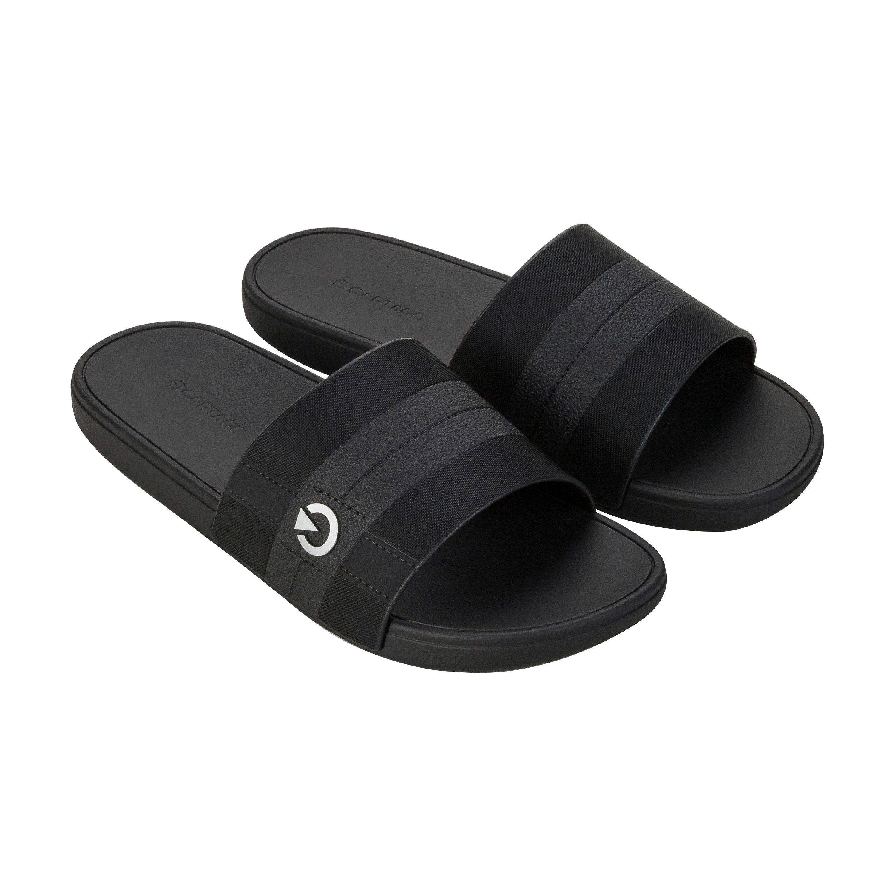 Cartago CARTAGO ATLANTA SLIDE AD - Slides Pantolette Basic Badeschlappen für Herren im schlichten Design