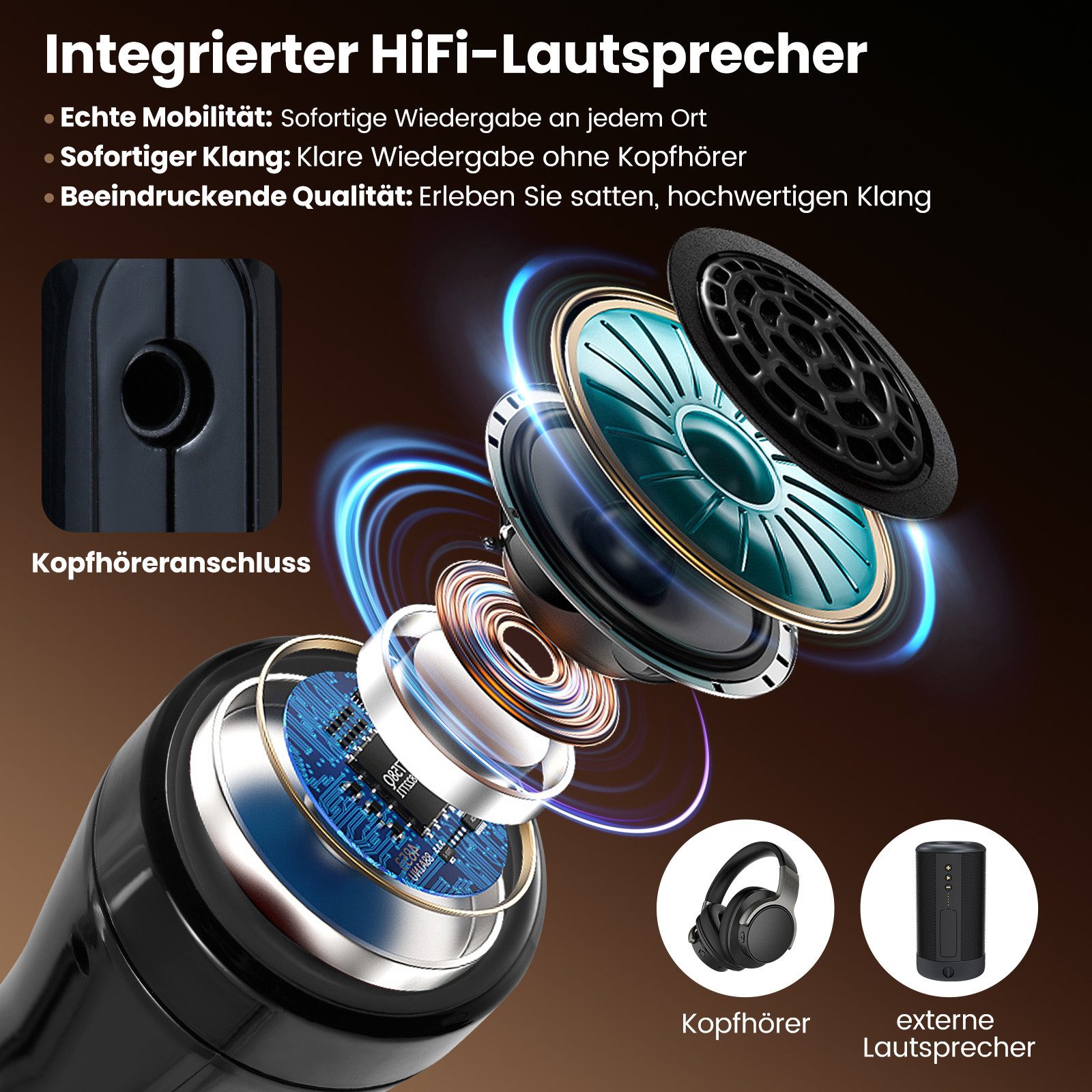 COSTWAY Spielzeug-Musikinstrument, (1 tlg), Elektronisches Blasinstrument-Synthesizer, digitales Saxophon