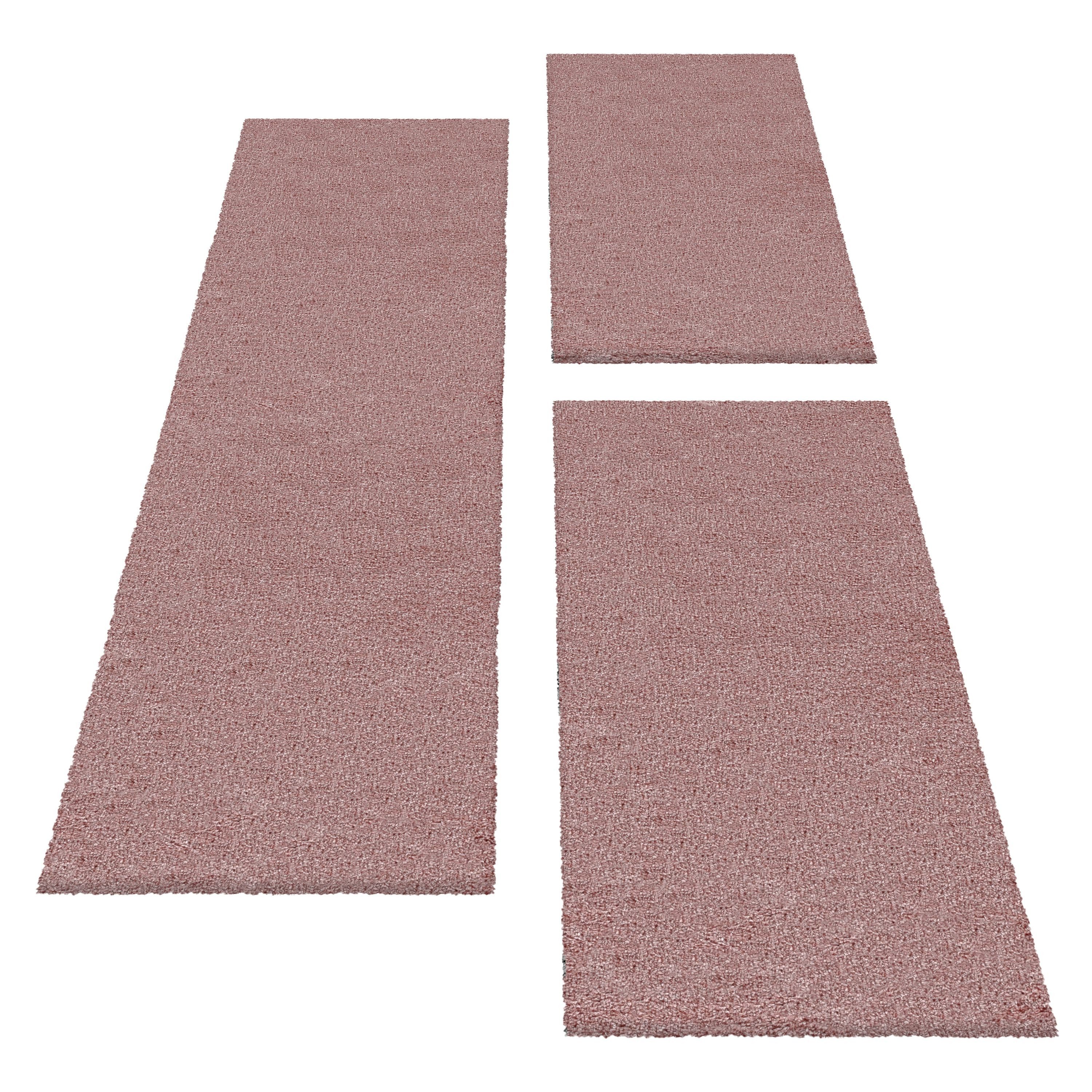 Carpettex Hochflor-Bettumrandung Unicolor - Einfarbig, Höhe 50 mm, (Bett-Se günstig online kaufen