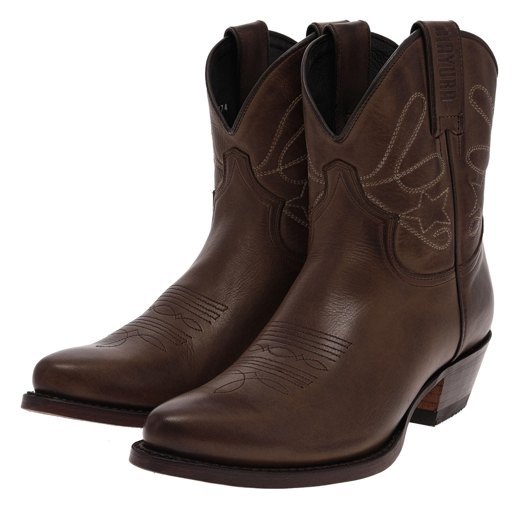 Mayura Boots 2374 Braun Westernstiefelette Rahmengenähte Damen Westernstief günstig online kaufen
