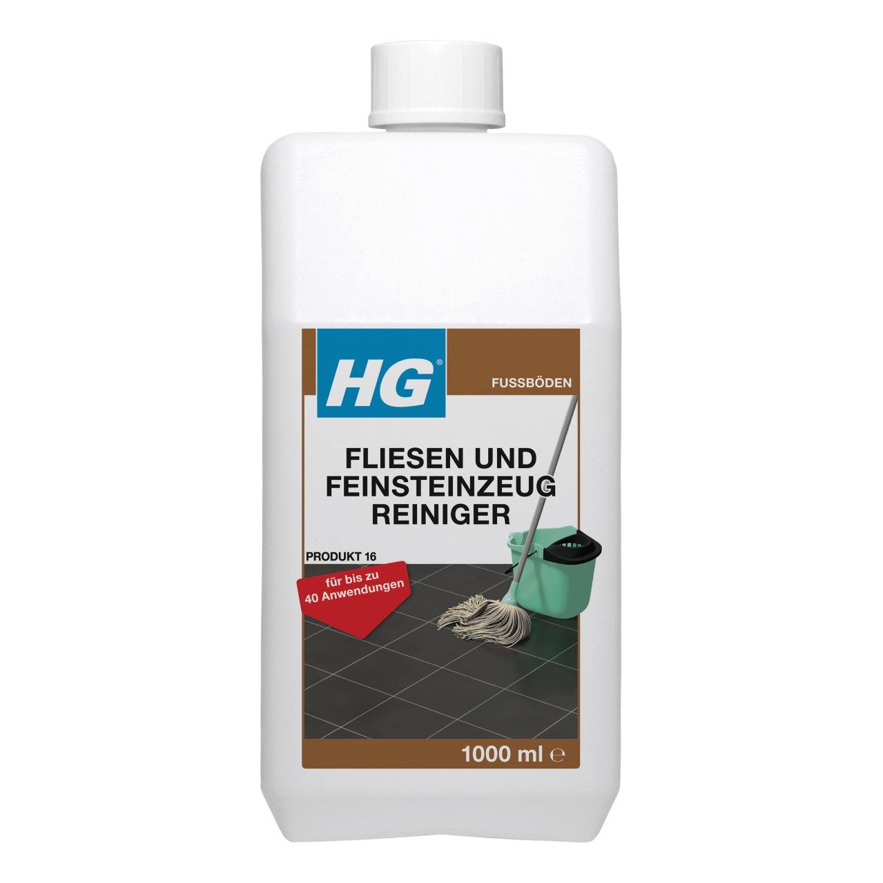 HG International B.V. HG Fliesen & Feinsteinzeugreiniger 1 L Fussbodenreiniger