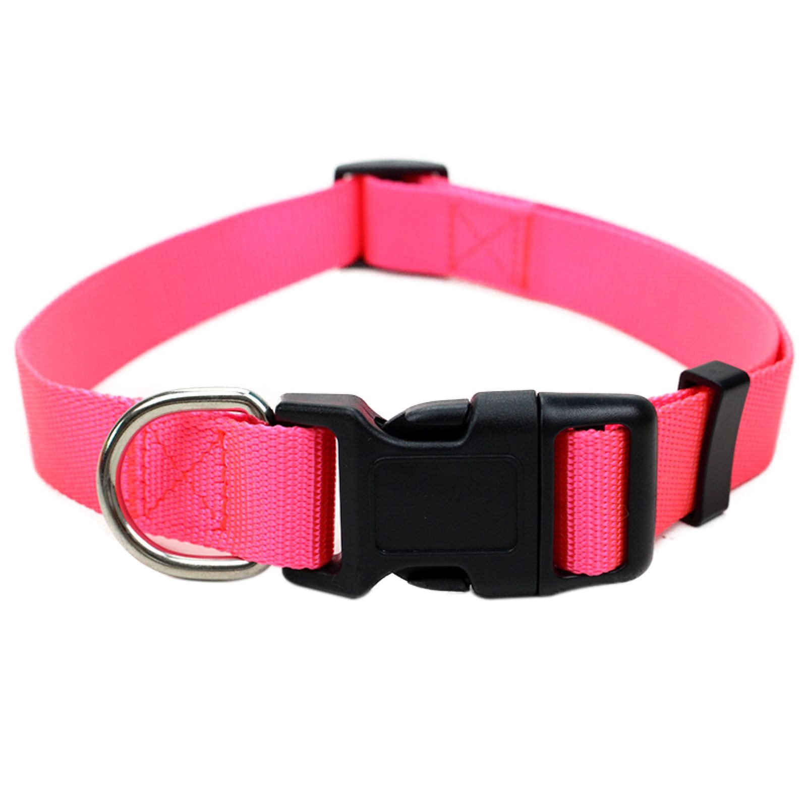 Illes-Laedchen Hunde-Halsband Hundehalsband Nylon – verstellbar, robust & leicht – Halsband, mit Klickverschluss – verschiedene Farben & Größen