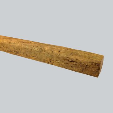 Homestar Zierleiste Deckenbalken Holzimitat Eiche, 19 x 17 cm, Länge 3 m, kleben, Polyurethan, leichte und kostengünstige Alternative zu Echtholz-Balken