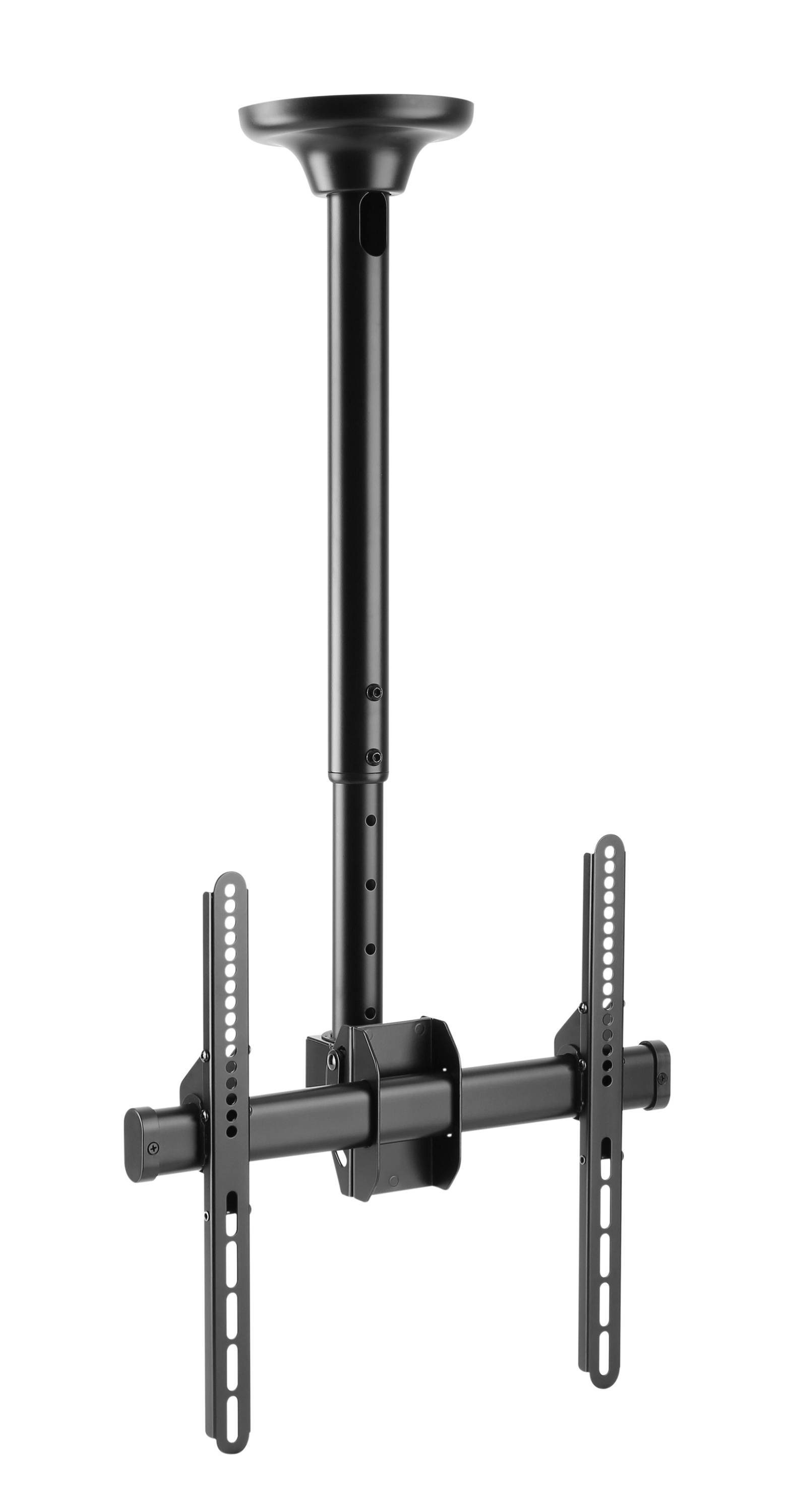 RICOO TV-Deckenhalterung TV Deckenhalter 23"-55" bis 50Kg für LCD / LED / Plasma Monitor D0244, (bis 55 Zoll, VESA 200x200 bis 400x400, 1-tlg., 58-140 cm Bildschirm-Diagonale, Frontplatte in der Höhe verstellbar, bis zu 360° schwenkbar; +25° neigbar, höhenverstellbar 560 - 905 mm)