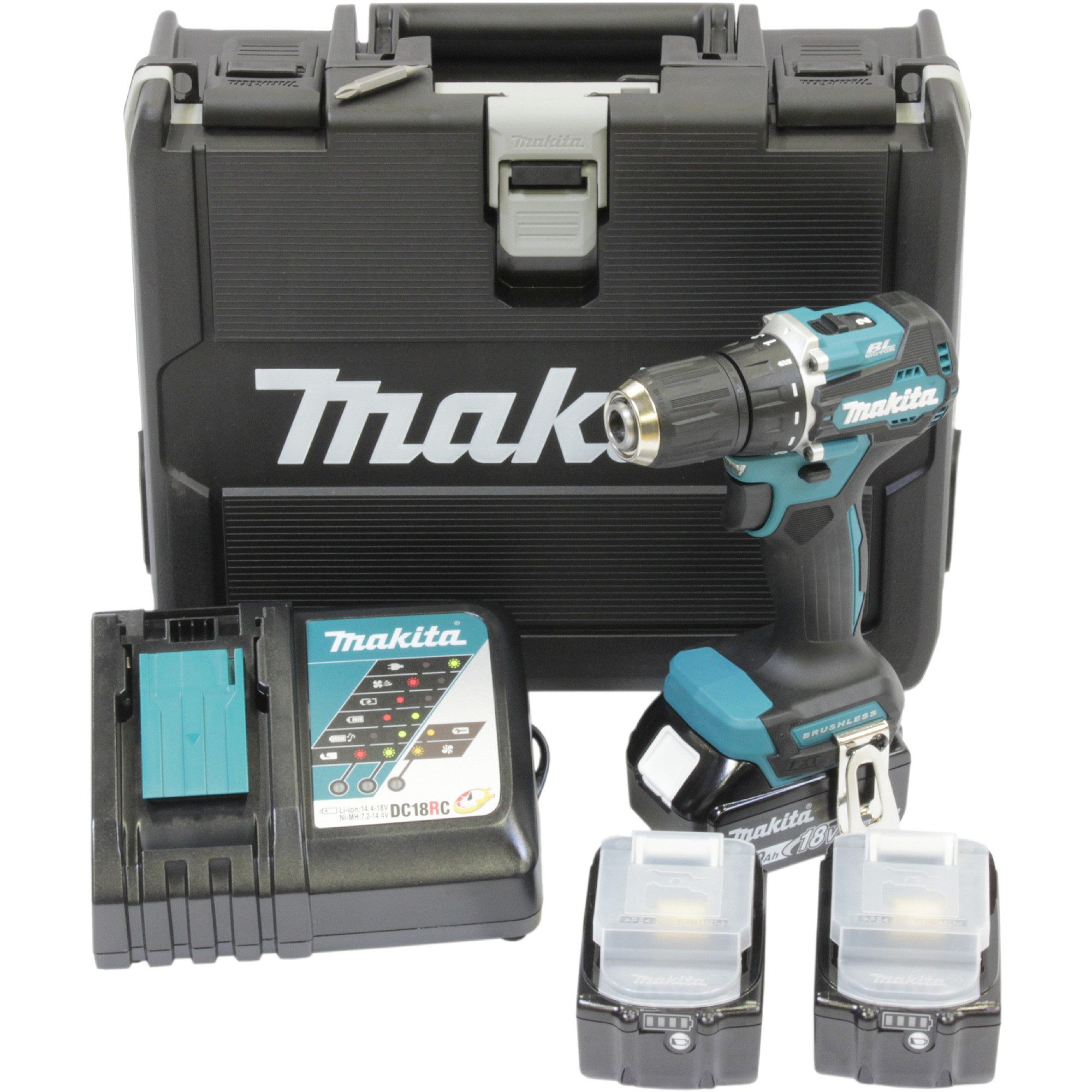 Makita Akku-Bohrschrauber Makita Akku-Bohrschrauber DDF487RFE3, 18Volt, günstig online kaufen
