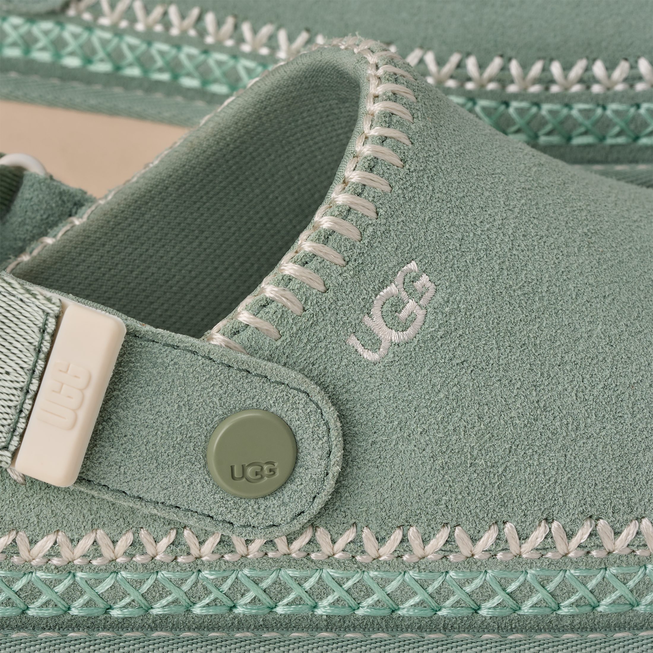 UGG GOLDENSTAR MEADOW Clog Flats, Sabot, Schlupfschuh mit praktischem Klett günstig online kaufen