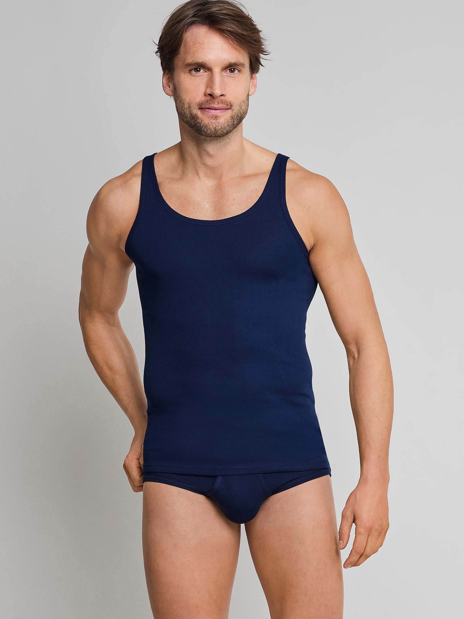 Schiesser Unterhemd Classics (2-St) unterhemd unterzieh-shirt ärmellos günstig online kaufen