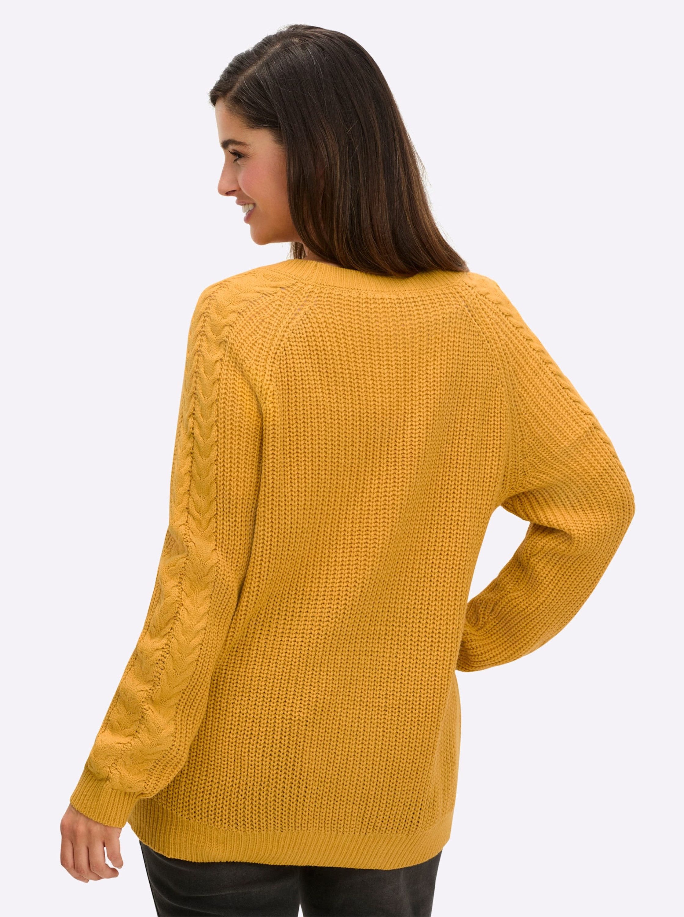 Sieh an! Strickjacke Strickjacke Langarm