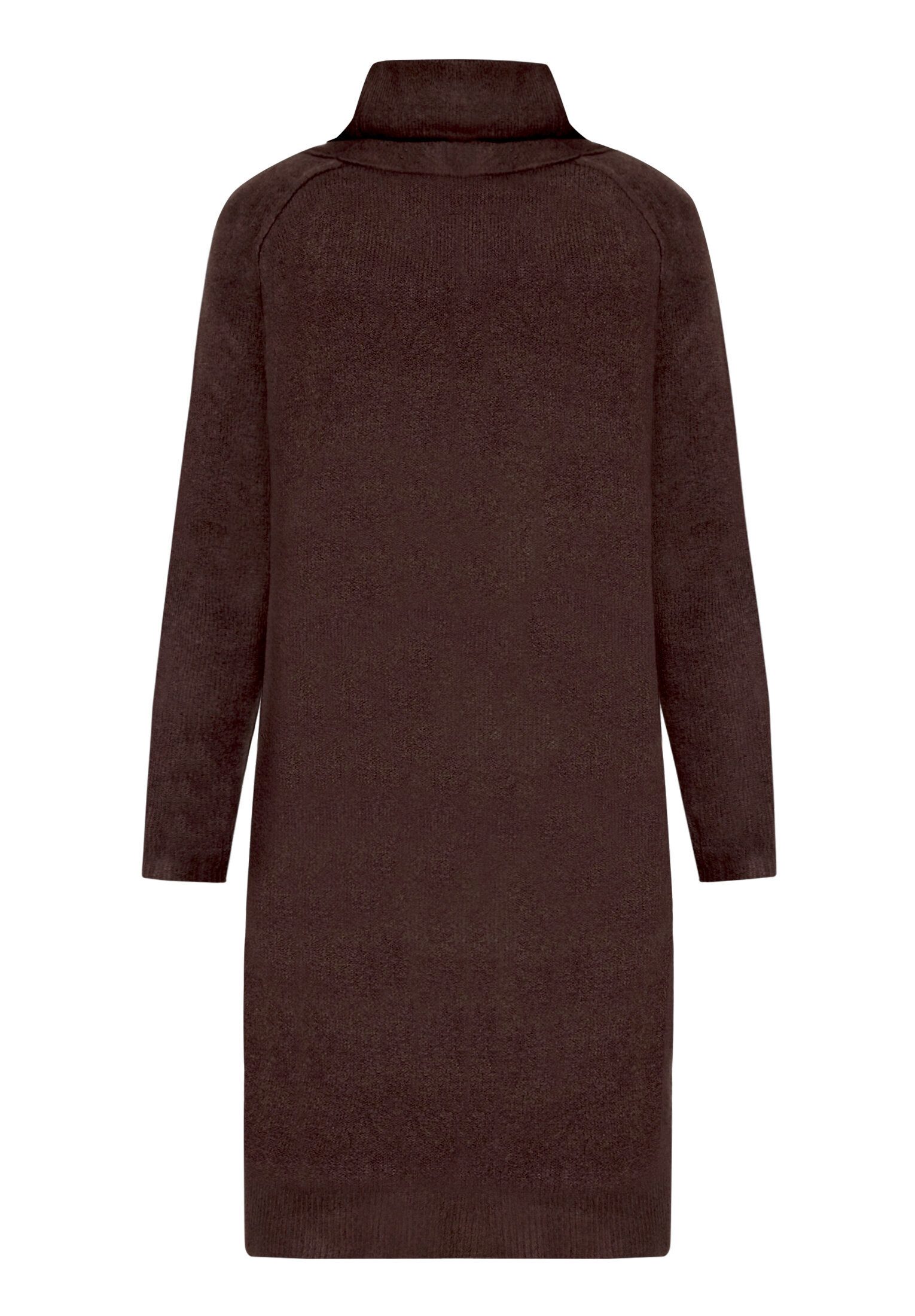 Cartoon Strickkleid Damen mit Turtle Neck