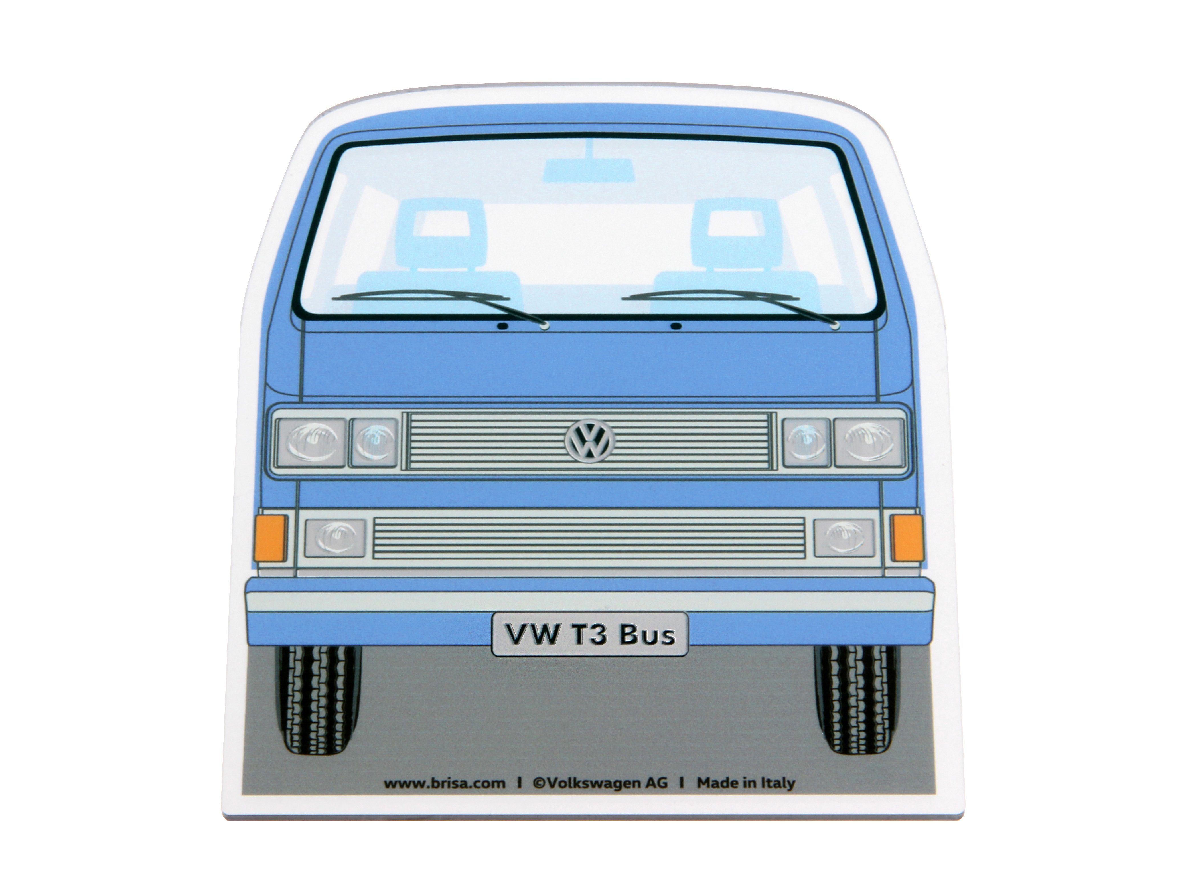 VW Collection by BRISA Eiskratzer Volkswagen Eisschaber aus Polycarbonat  Autozubehör im VW T3 Bulli Design