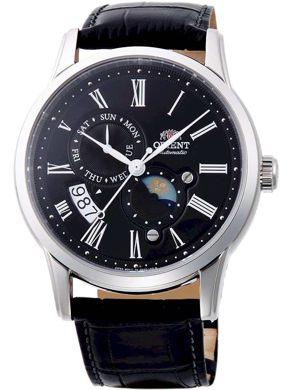 Automatikuhr Orient RA-AK0010B30B Mondphase Automatik Herrenuhr 43mm 5ATM Orient RA-AK0010B30B Mondphase Automatik Herrenuhr 43mm 5ATM
