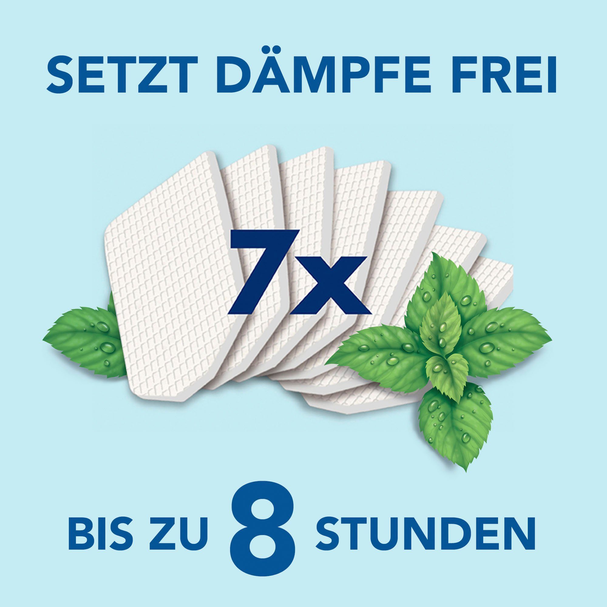 WICK Inhalations-Zusatz VapoPads Menthol - VH7 Packung, 7-tlg., Passen zu unseren Luftbefeuchtern, Inhalatoren & Diffusoren, 7er-Pack
