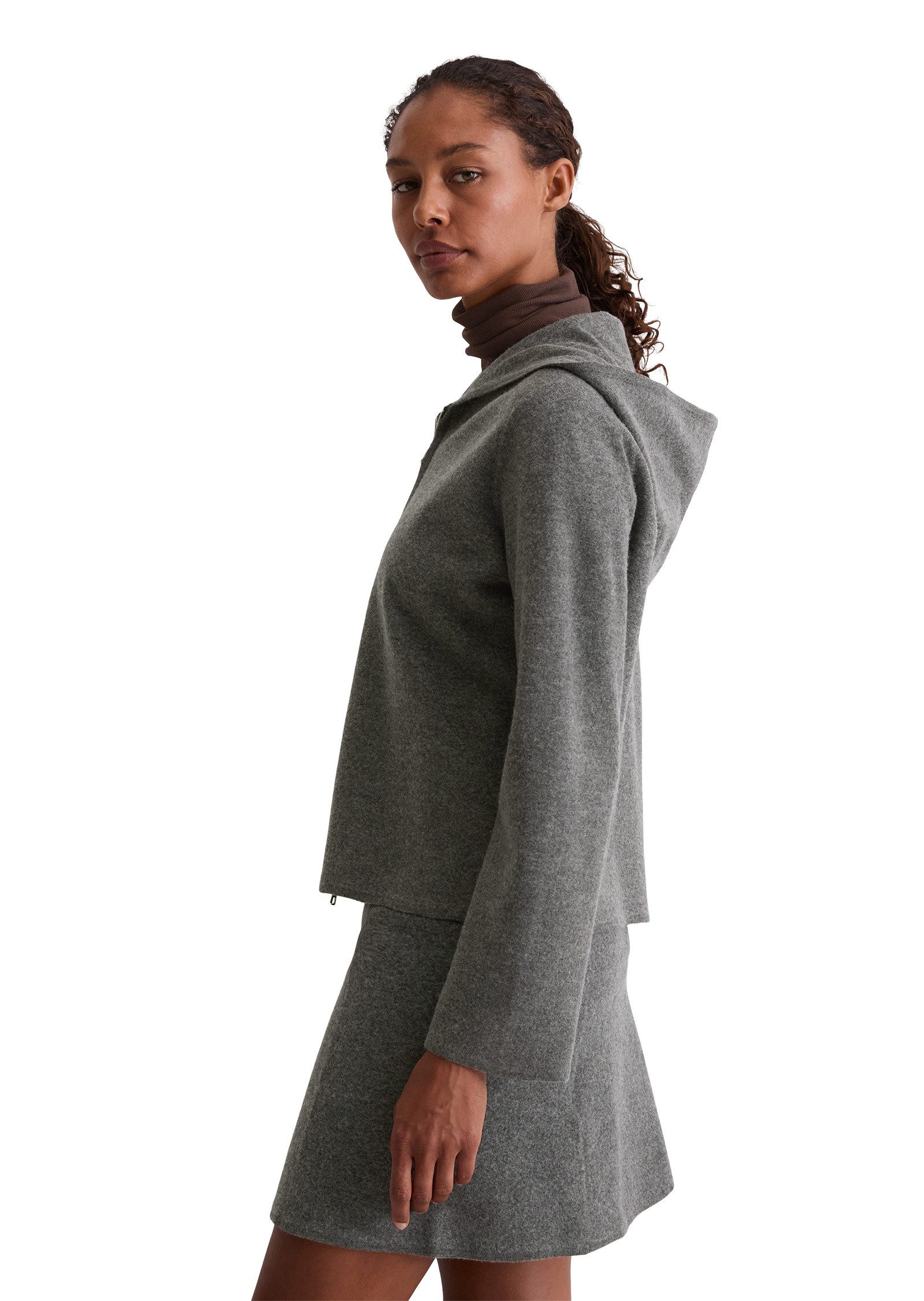 Marc O'Polo Cardigan aus Boiled Wool günstig online kaufen